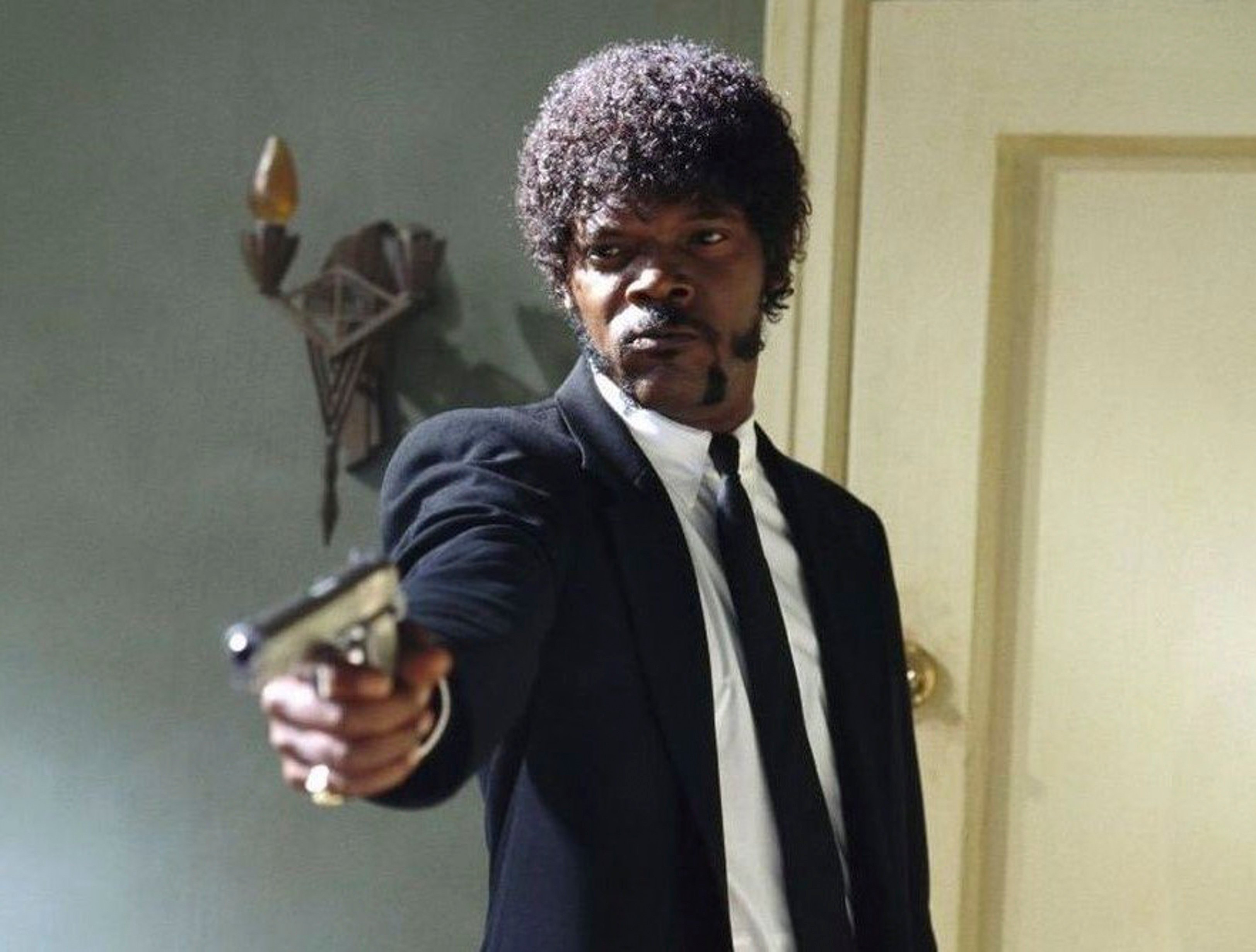 Samuel L. Jackson in a still from Pulp Fiction (1994), one of chef Jamie Draper’s five favourite films.   