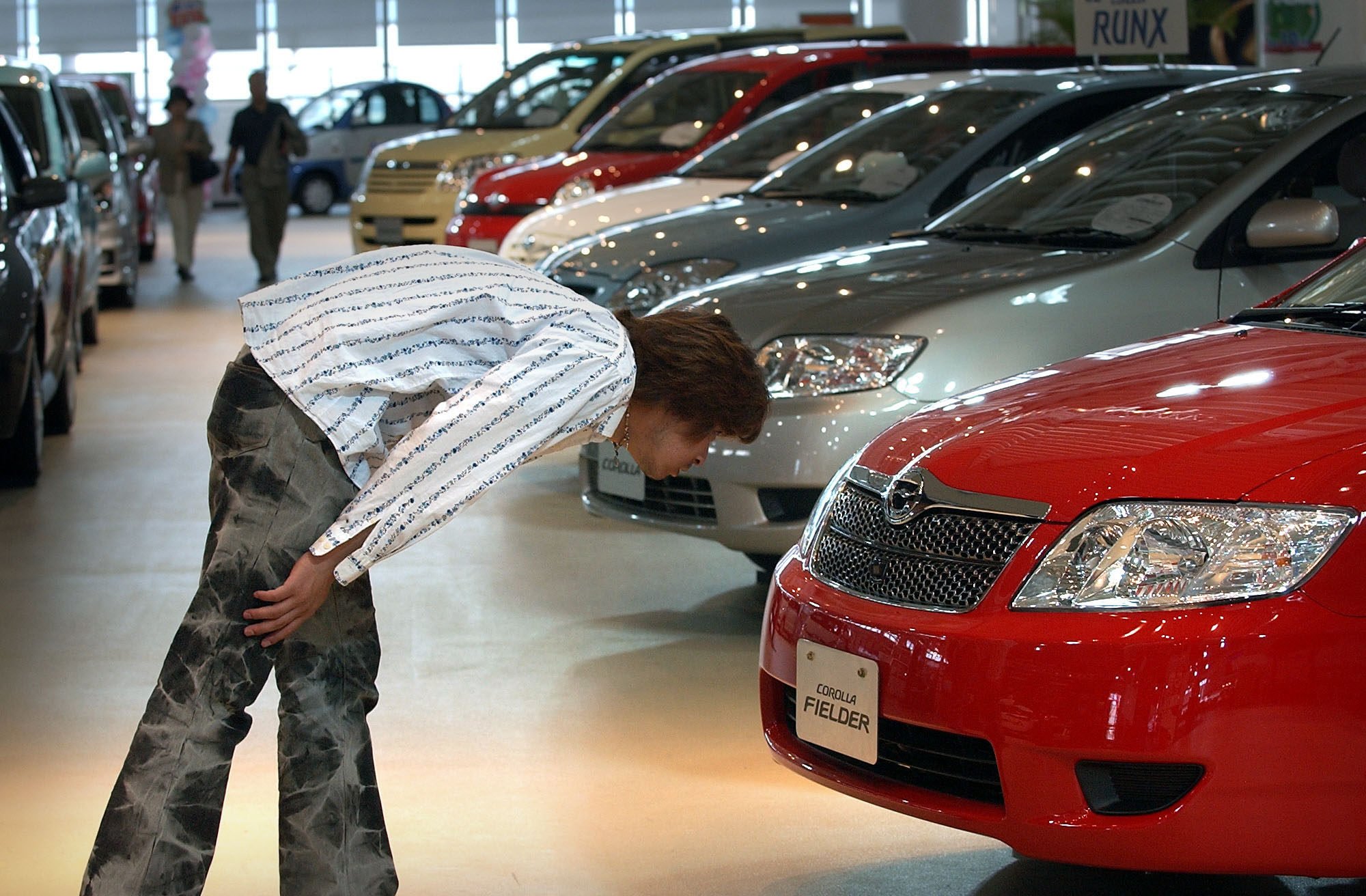 The Toyota Corolla Fielder is one of three current models for which the Japanese carmaker submitted faulty pedestrian-safety test data. Photo: AP