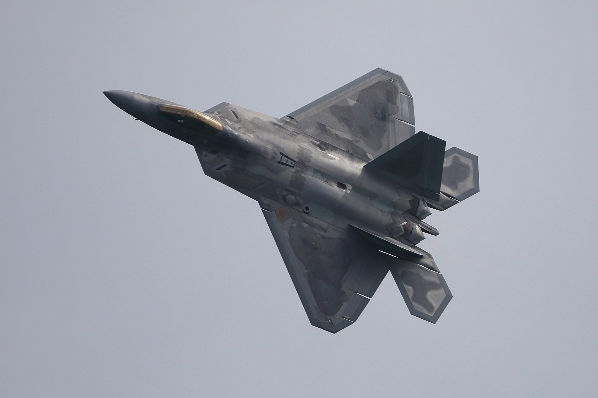 The Chinese satellites have been used to track an American F-22 fighter jet. Photo: Getty Images/TNS