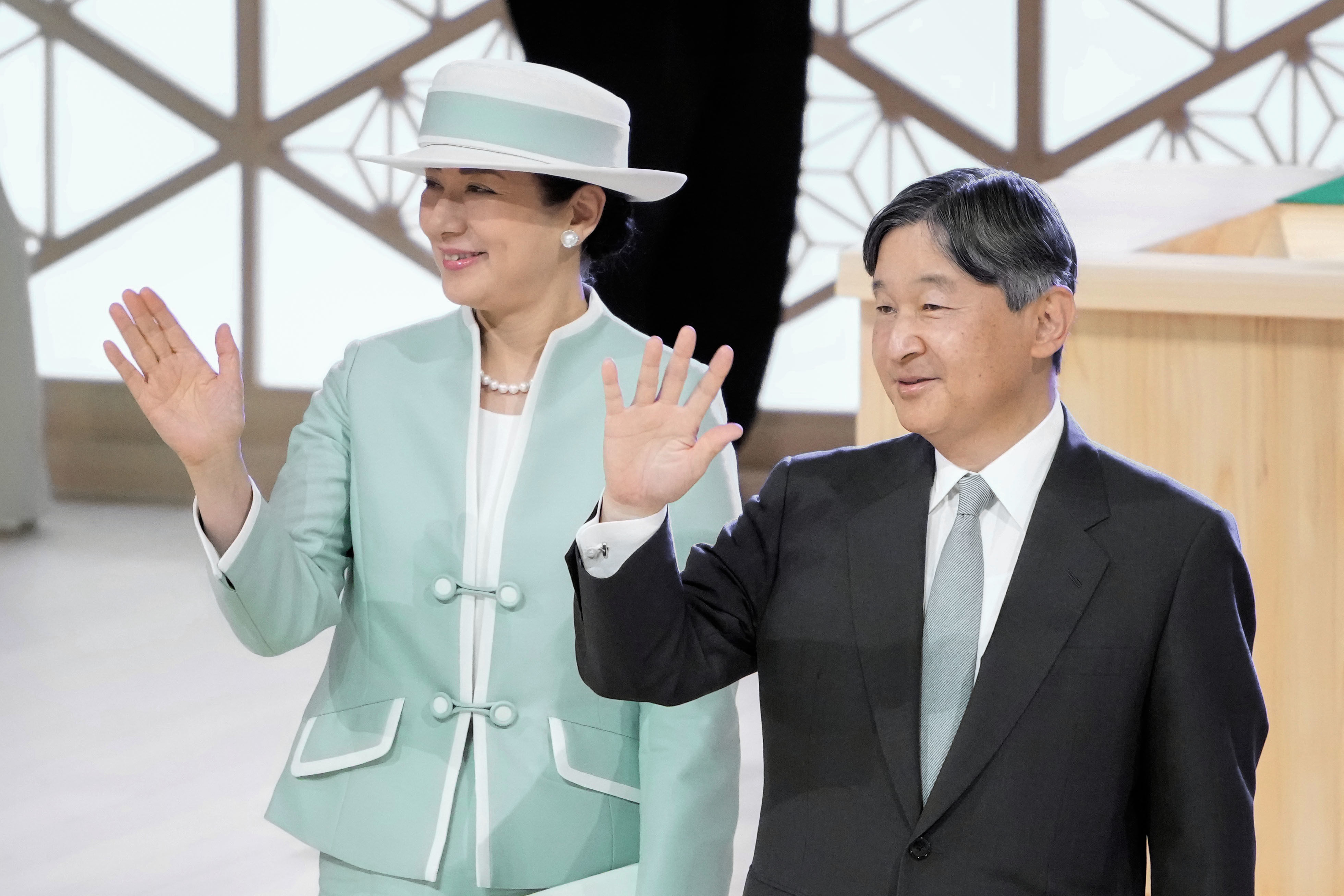 Japanese Emperor Naruhito and Empress Masako will visit Britain later this month. Photo: Kyodo