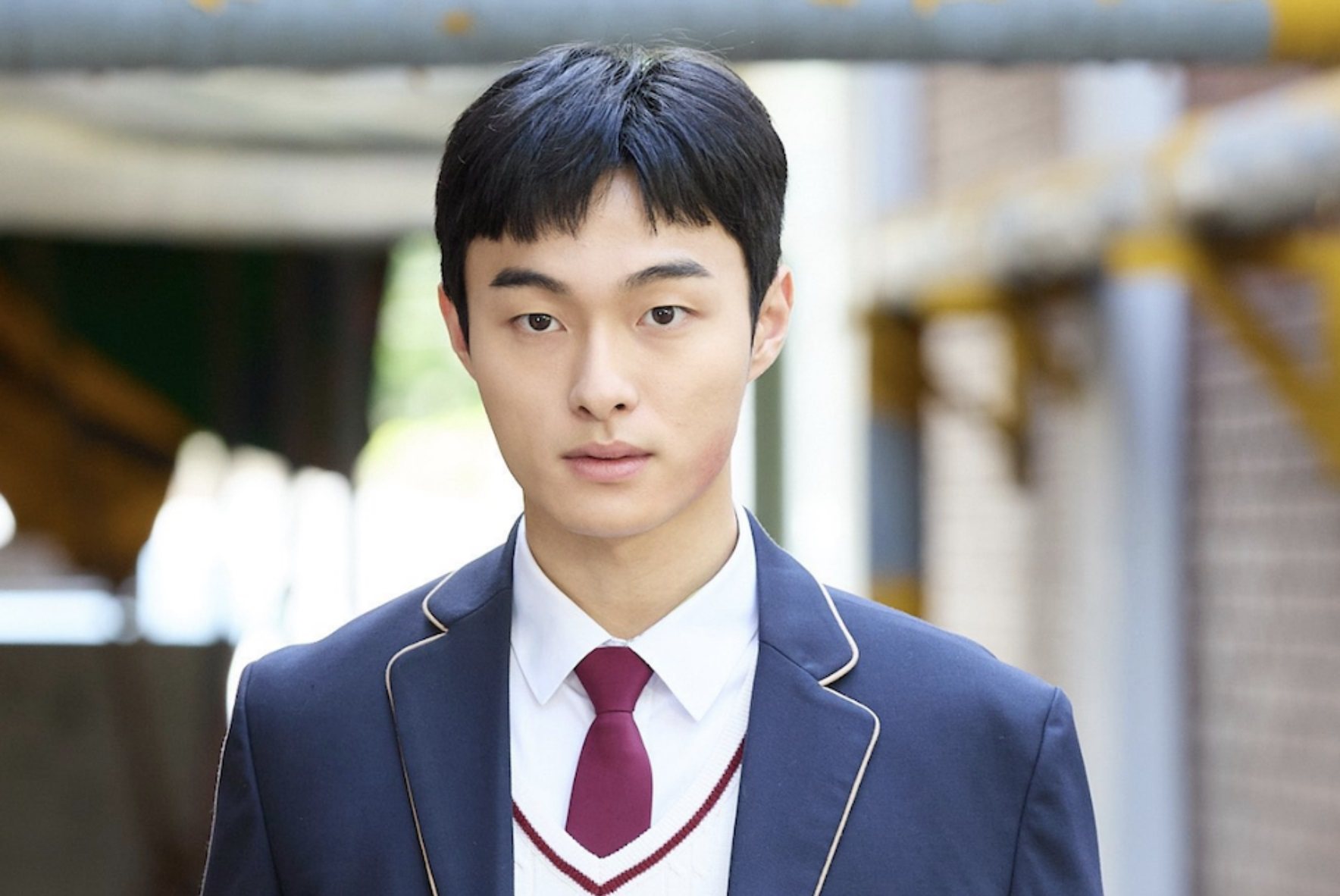 Yoon Chan-young as student Yi-heon/Deuk-pal in a still from High School Return of a Gangster, a K-drama adapted from a webtoon. Bong Jae-hyun and Lee Seo-jin co-star. 