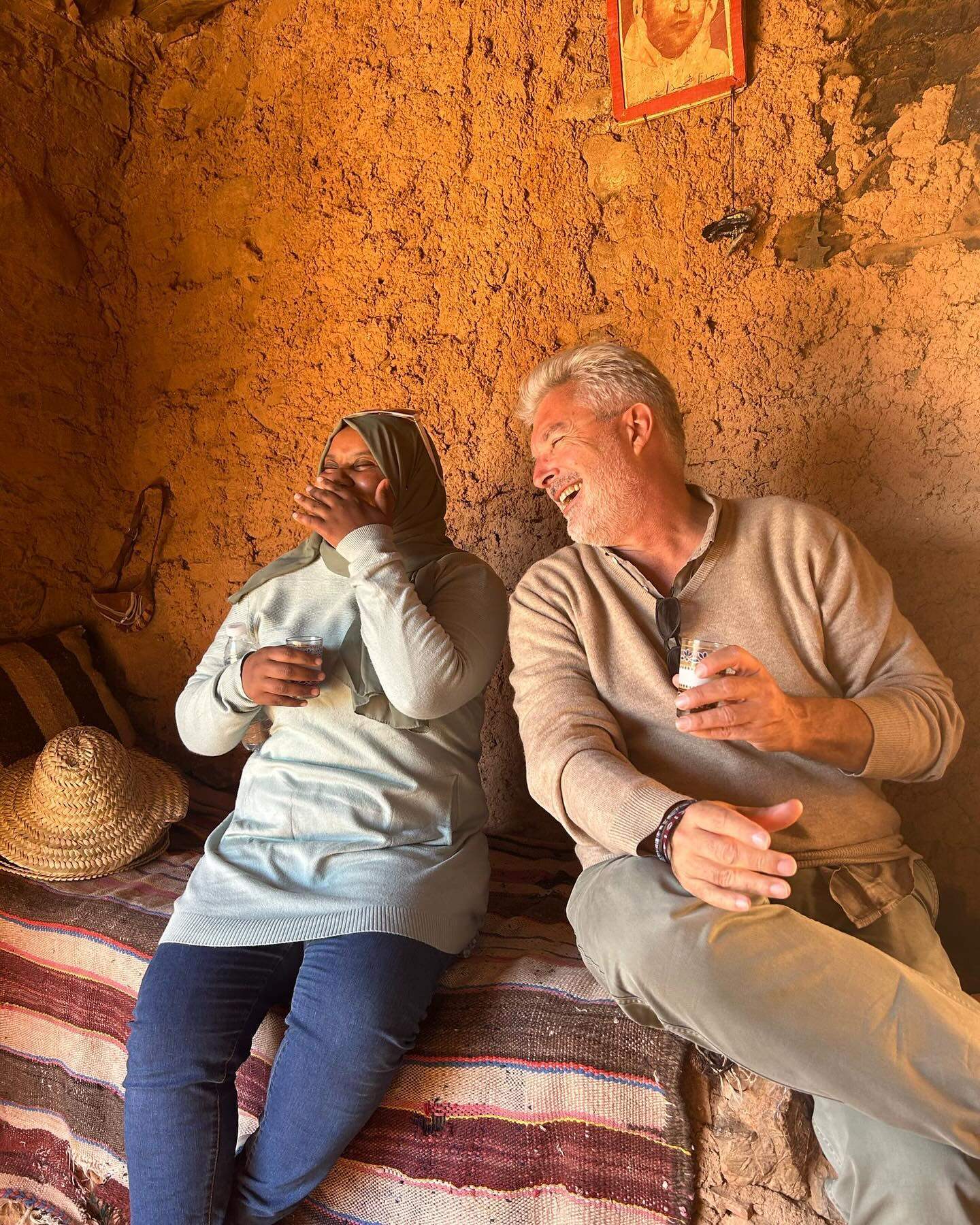 French hotelier Thierry Teyssier at Dar Ahlam, in Ouarzazate, Morocco, the boutique hideaway he opened 22 years ago. Photo: Instagram/@teyssierthierry