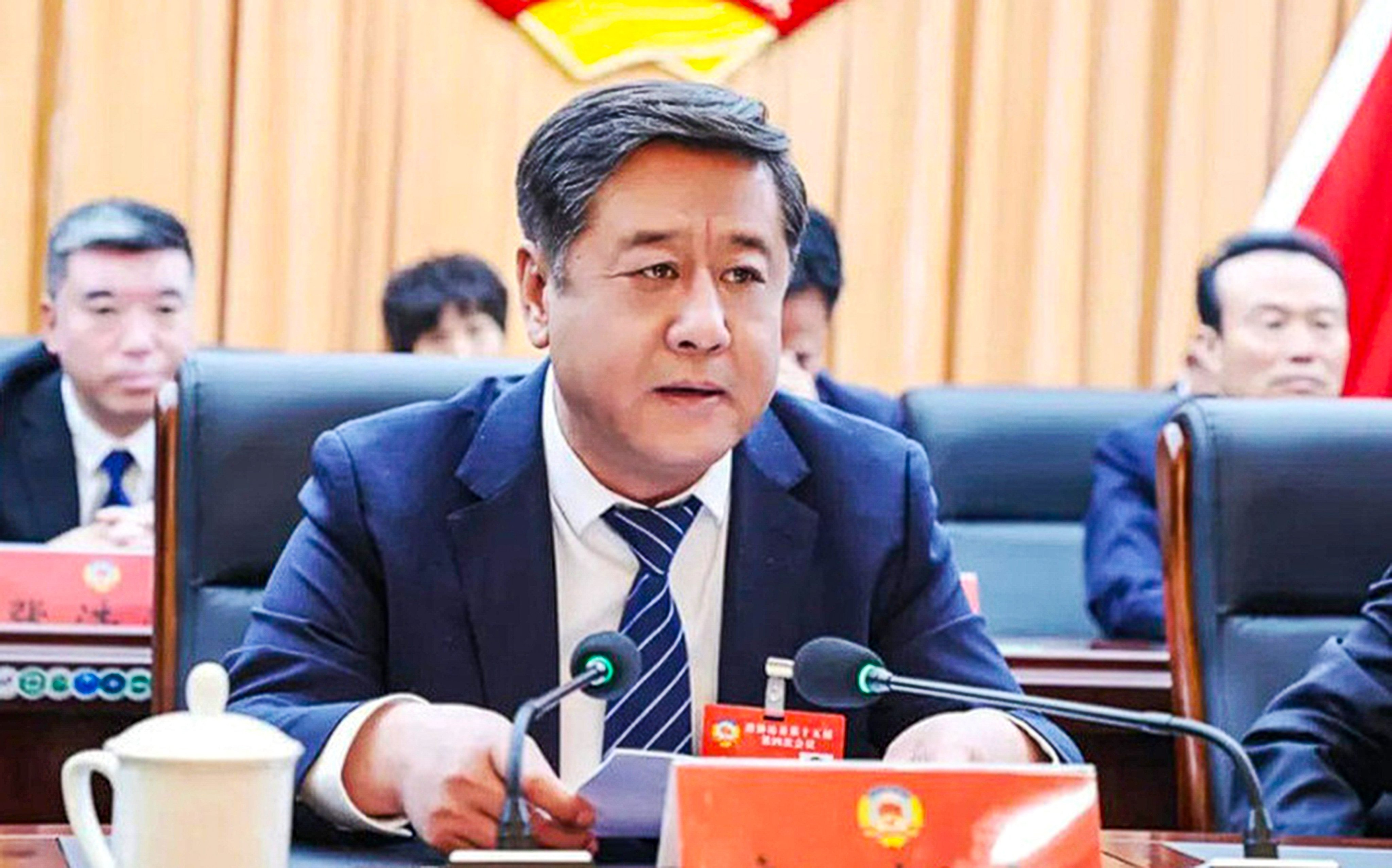 In Shanxi province, Qin county CPPCC chairman Guo Jianyu died on Monday. Local police say one person has been arrested in relation to his death. Photo: Weibo/ tongyinpinghaiziwang