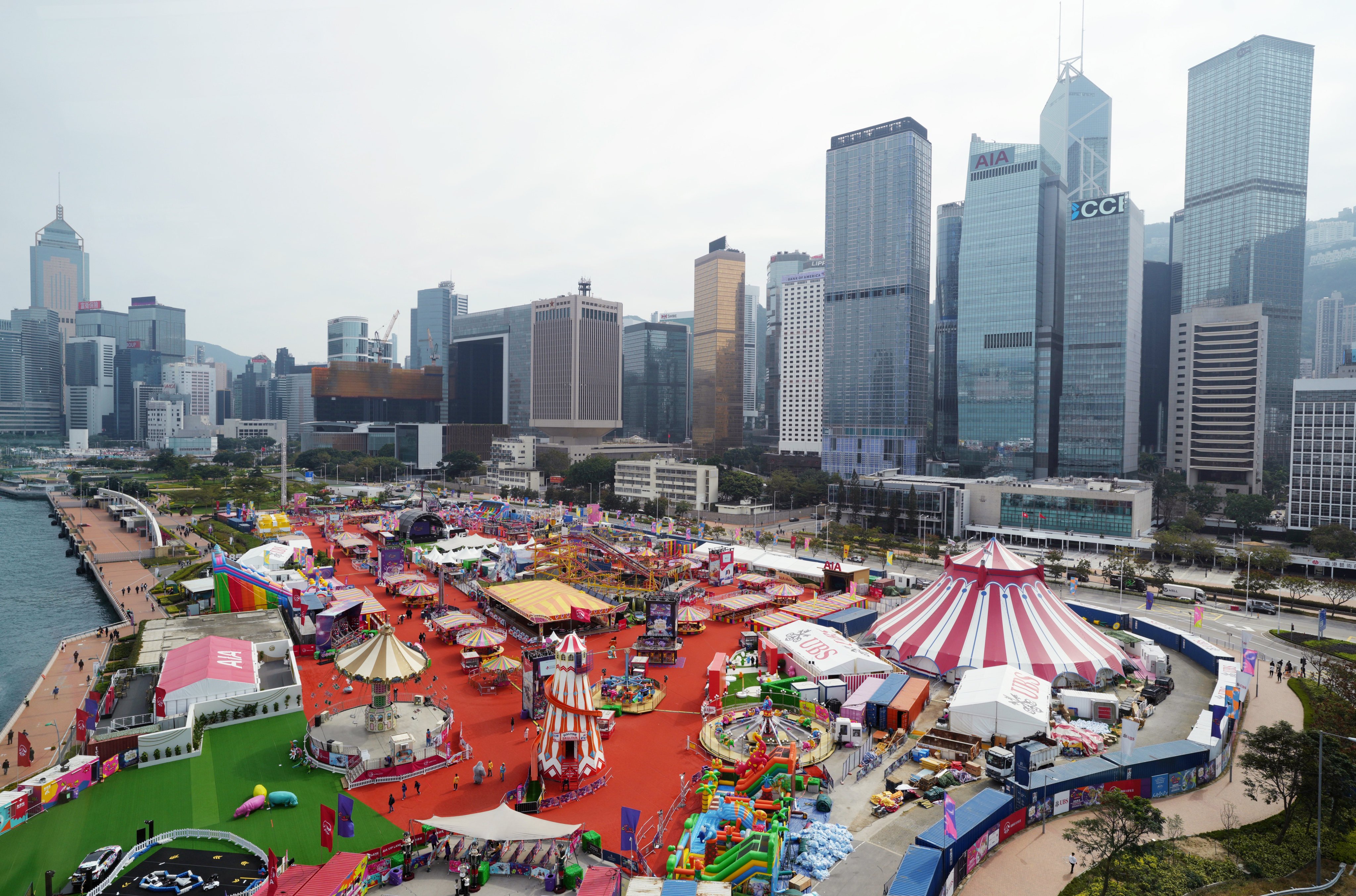 The organiser of One Love Asia Festival has announced a venue change from Central Harbourfront Event Space (pictured) to AsiaWorld-Expo. Photo: Elson Li
