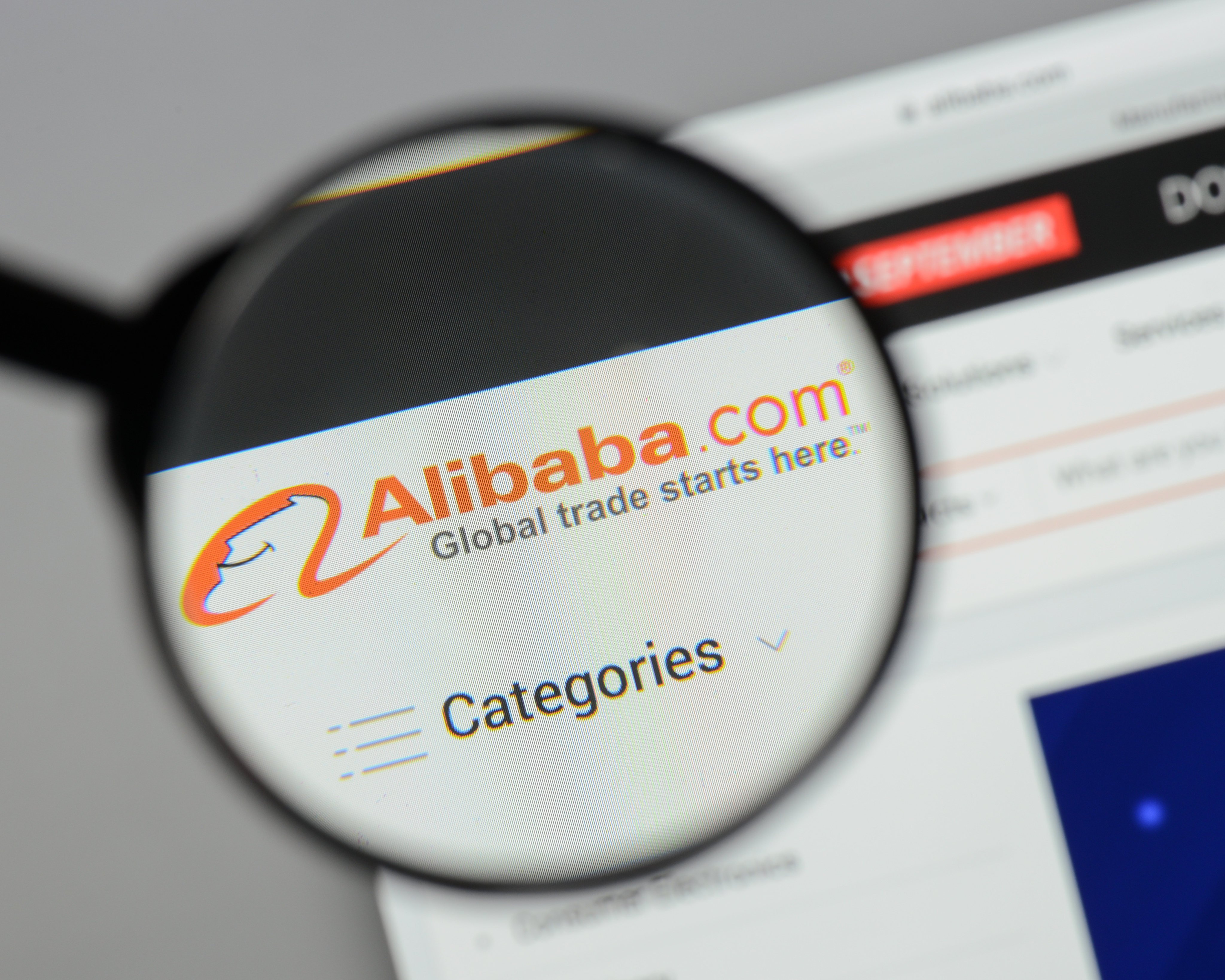 Alibaba is introducing new services including AI-powered features to drive growth on its flagship B2B platform. Photo: Shutterstock