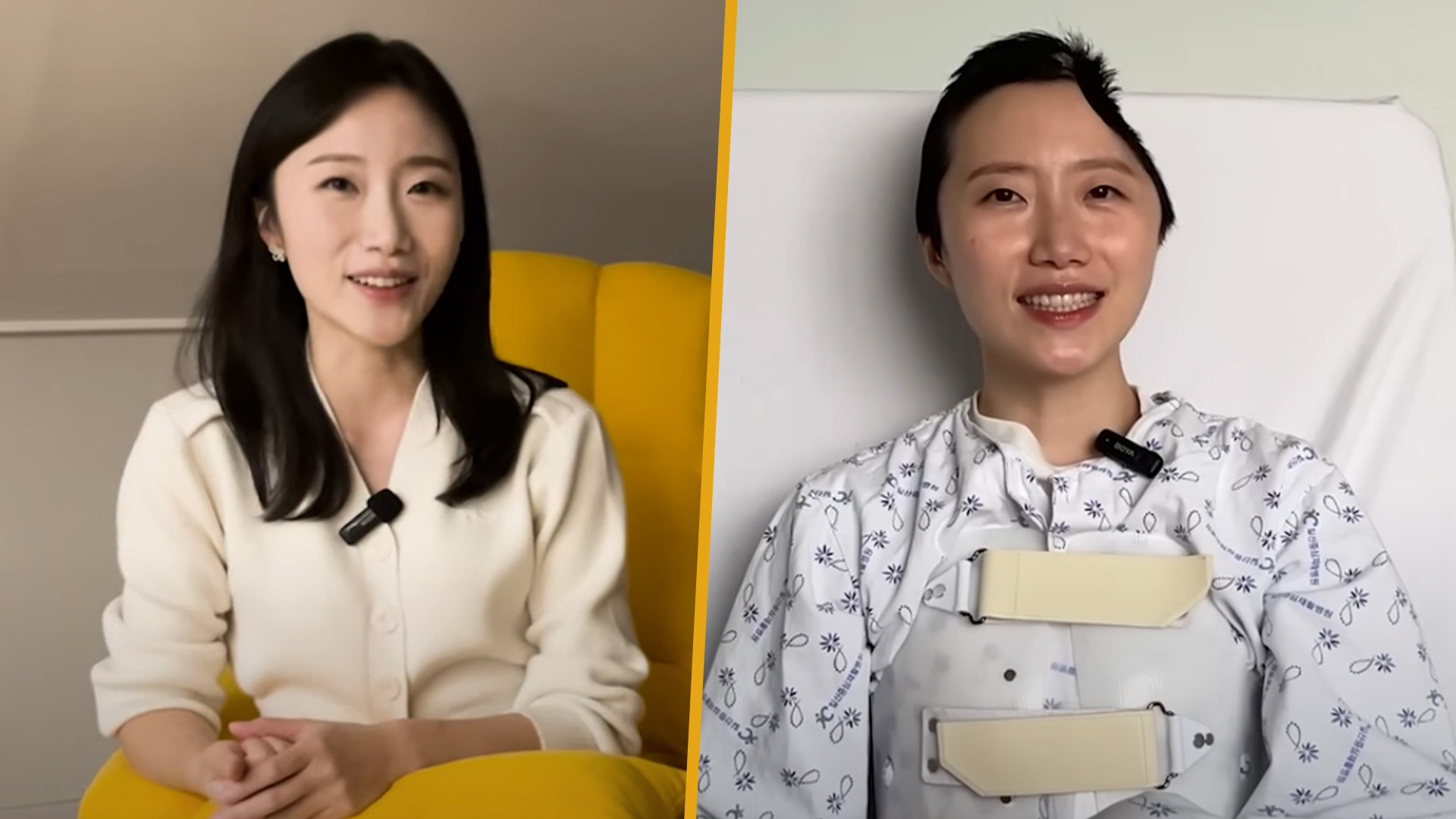 A former South Korean flight attendant who lost part of her skull as the result of a fall in the street has impressed people on social media with her battle to cope with the consequences. Photo: SCMP composite/YouTube