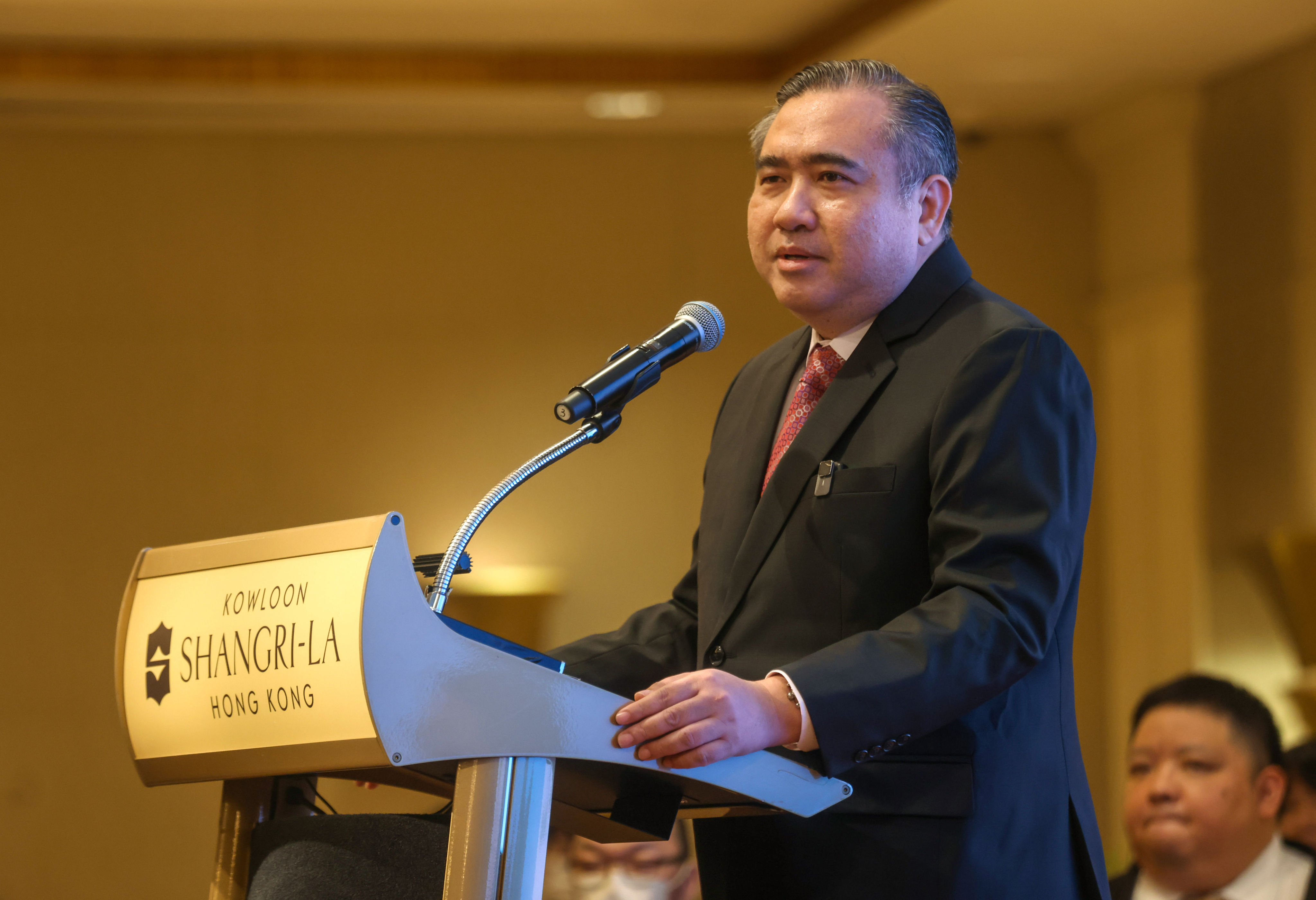 Malaysia’s Minister of Transport Anthony Loke at Kowloon Shangri-La Hotel in Hong Kong on Thursday. Photo: Jonathan Wong