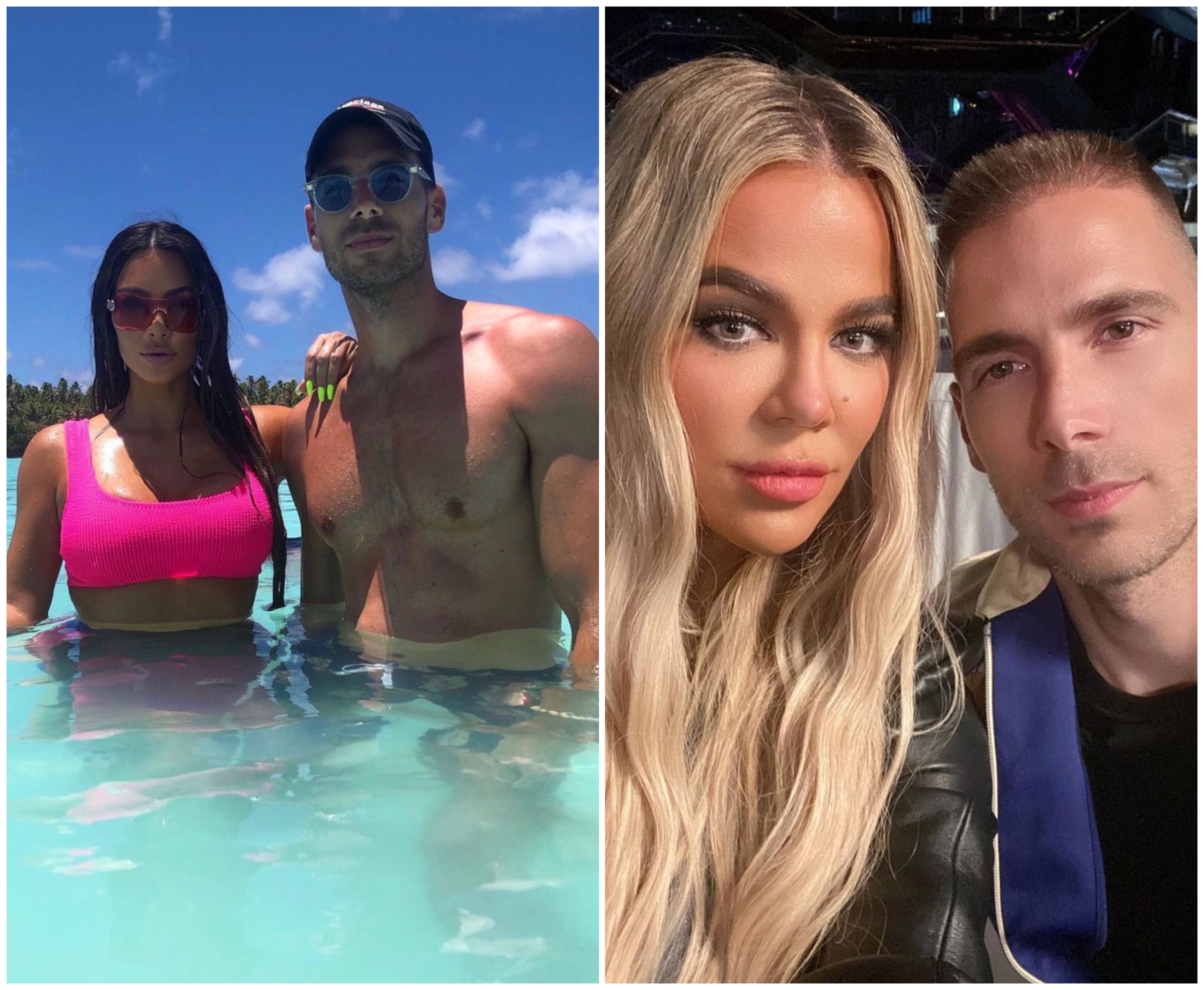Kim and Khloé Kardashian – along with the rest of the clan – have been friends with Simon Huck for years. Photos: @simonhuck/Instagram
