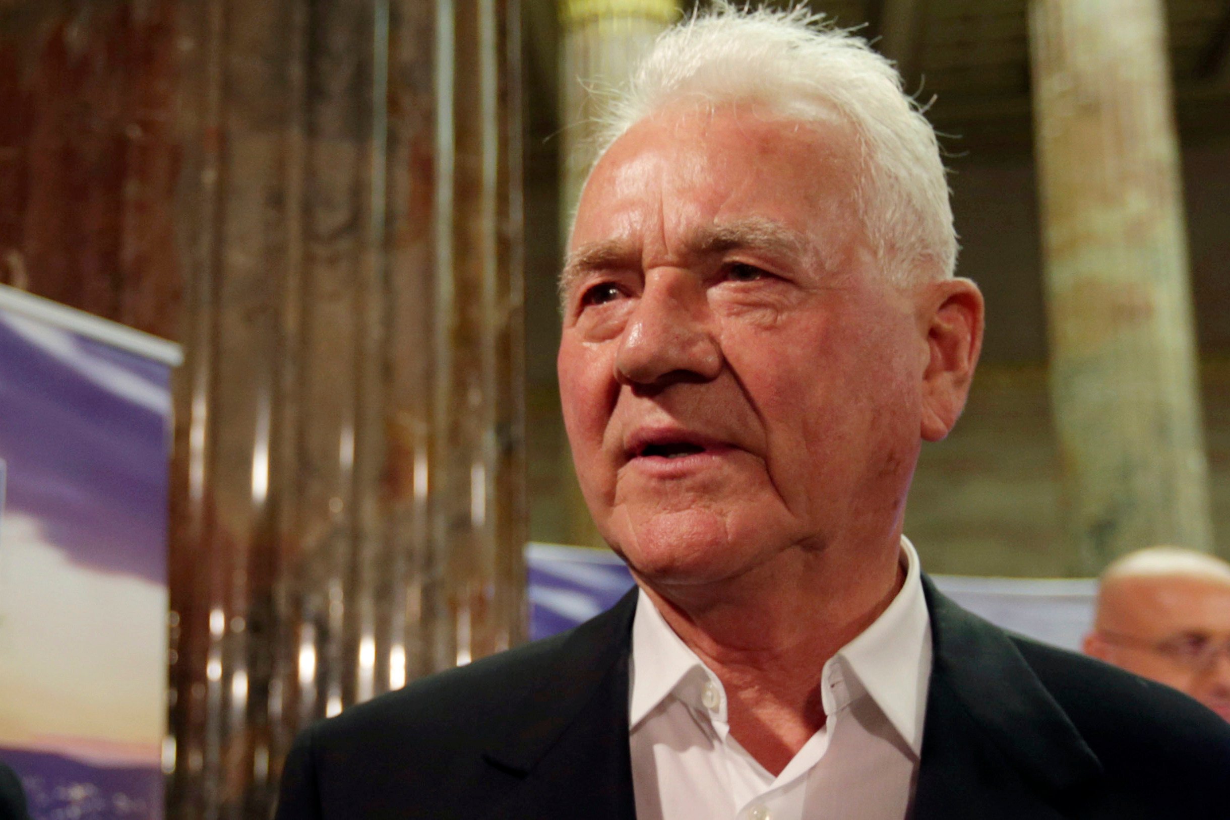 Austro-Canadian billionaire Frank Stronach in 2013. Canadian police have charged Stronach with sexual assault dating back to the 1980s. File photo: AP