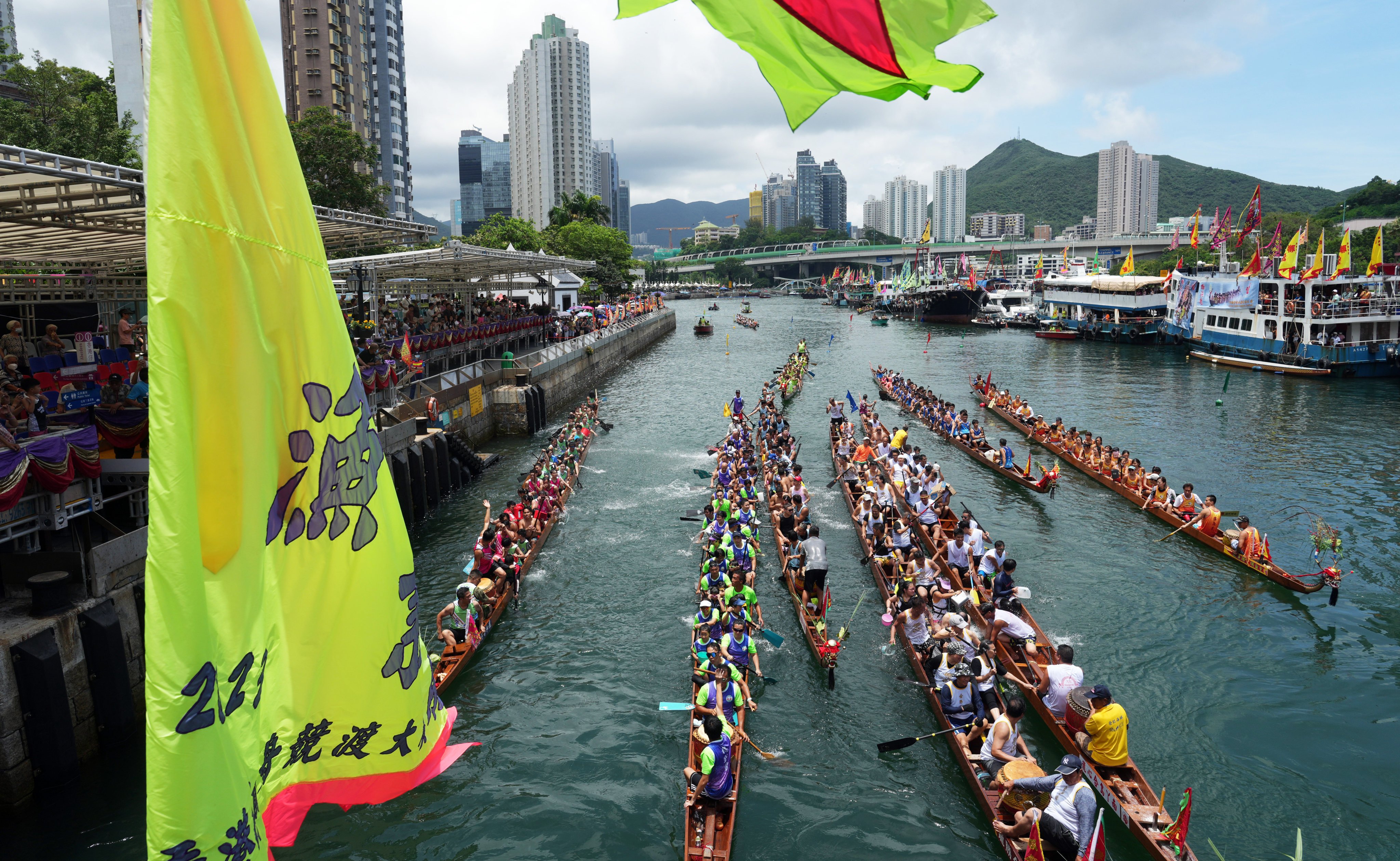 Aberdeen is one of the locations hosting dragon boat races. Photo: Sam Tsang