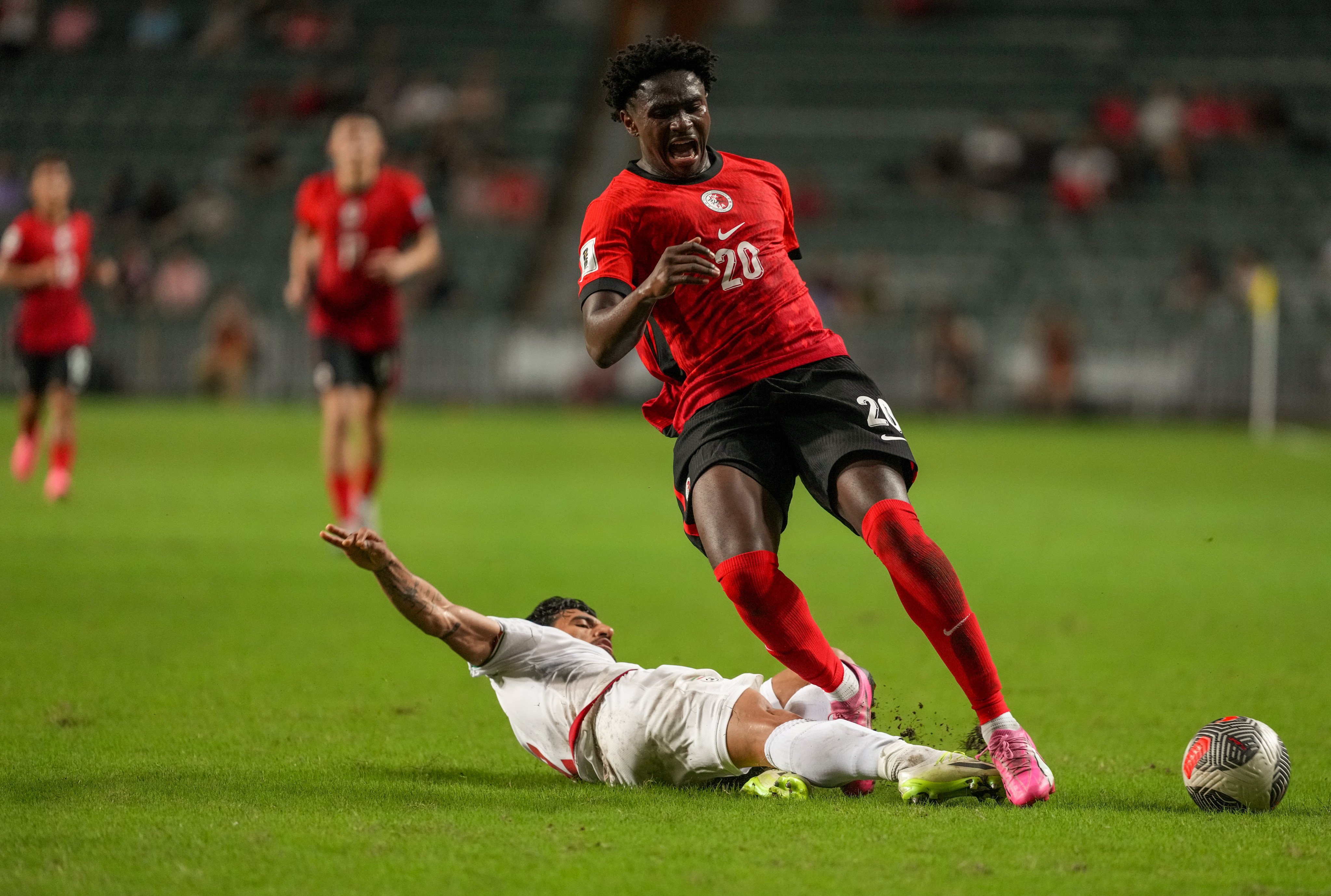 Hong Kong China’s Michael Udebuluzor is likely to make a move on a free transfer at the end of June. Photo: Sam Tsang