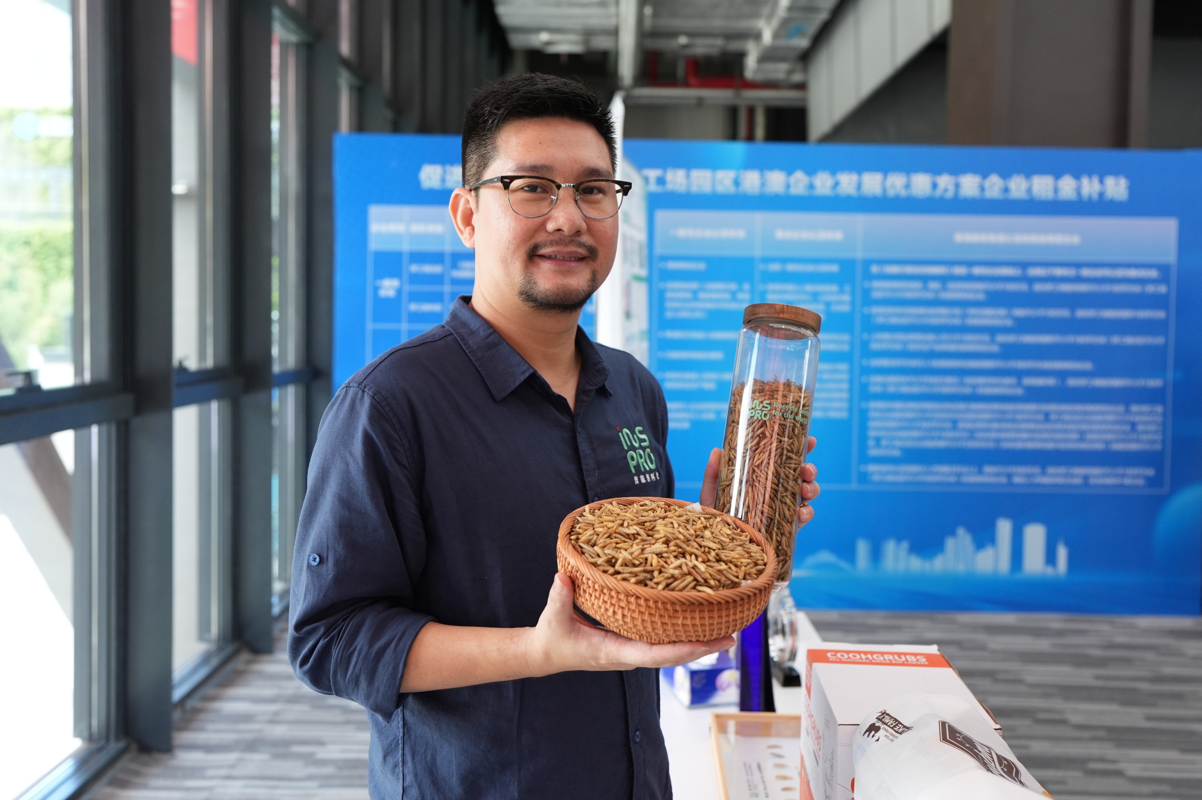 Elvis Yu founded biotechnology firm Inspro Science in 2019 after winning a start-up competition organised by the Trade Development Council. Photo: Eugene Lee