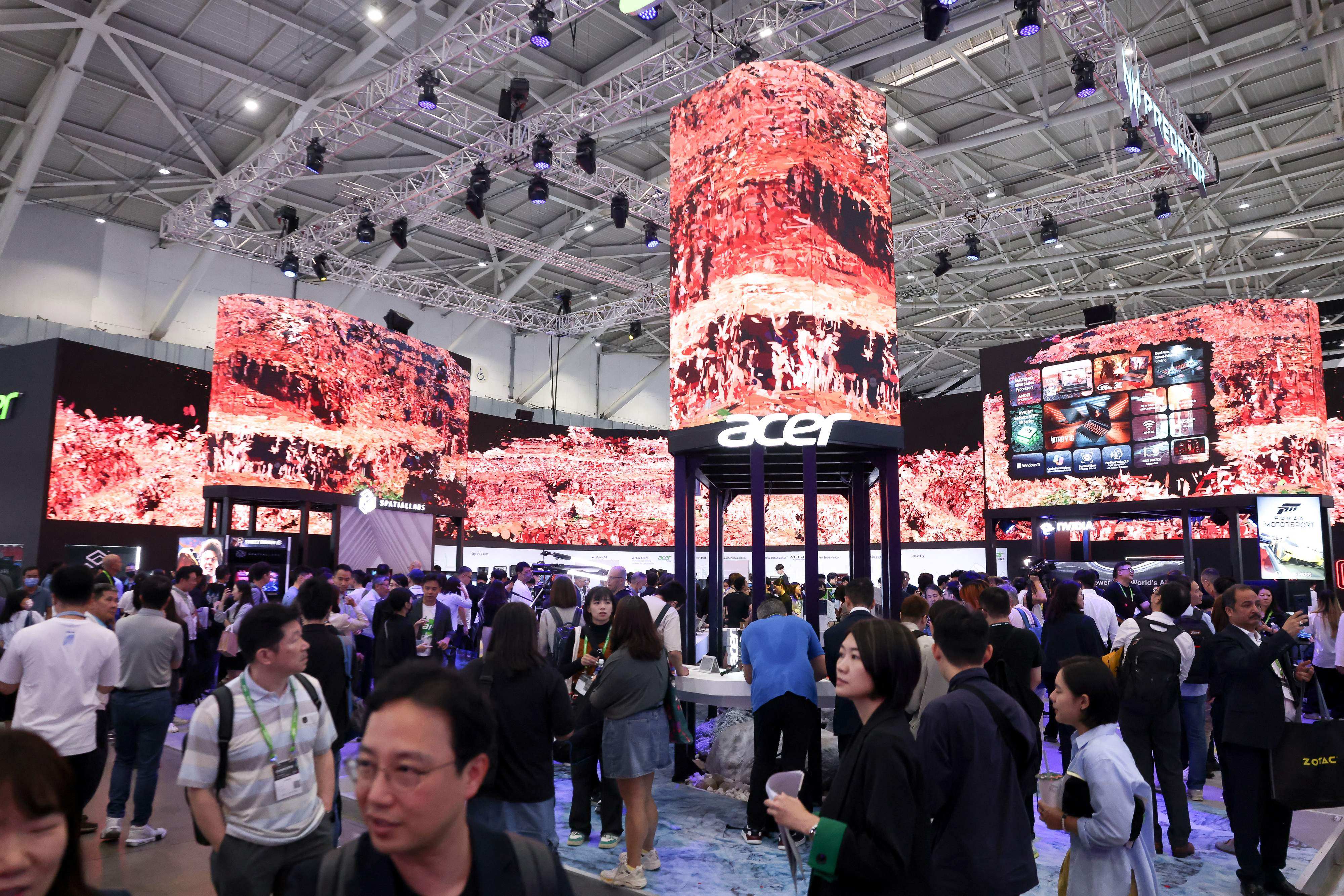 Acer had a presence at the Computex Taipei 2024 tech show in early June. Photo: AFP