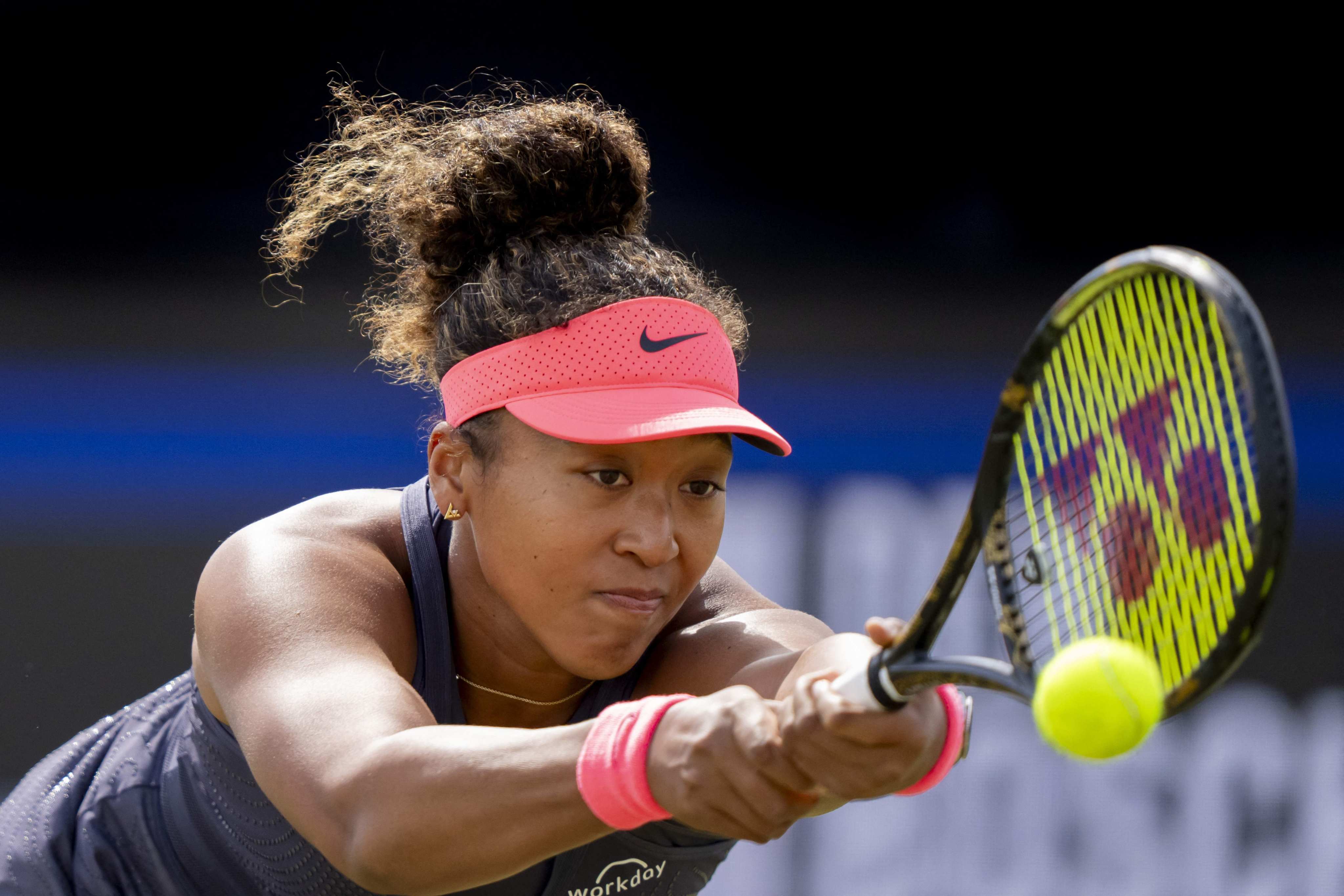 The International Tennis Federation cleared Osaka to compete in Paris by awarding her a special ranking for players who have been away from the tour. Photo: AFP