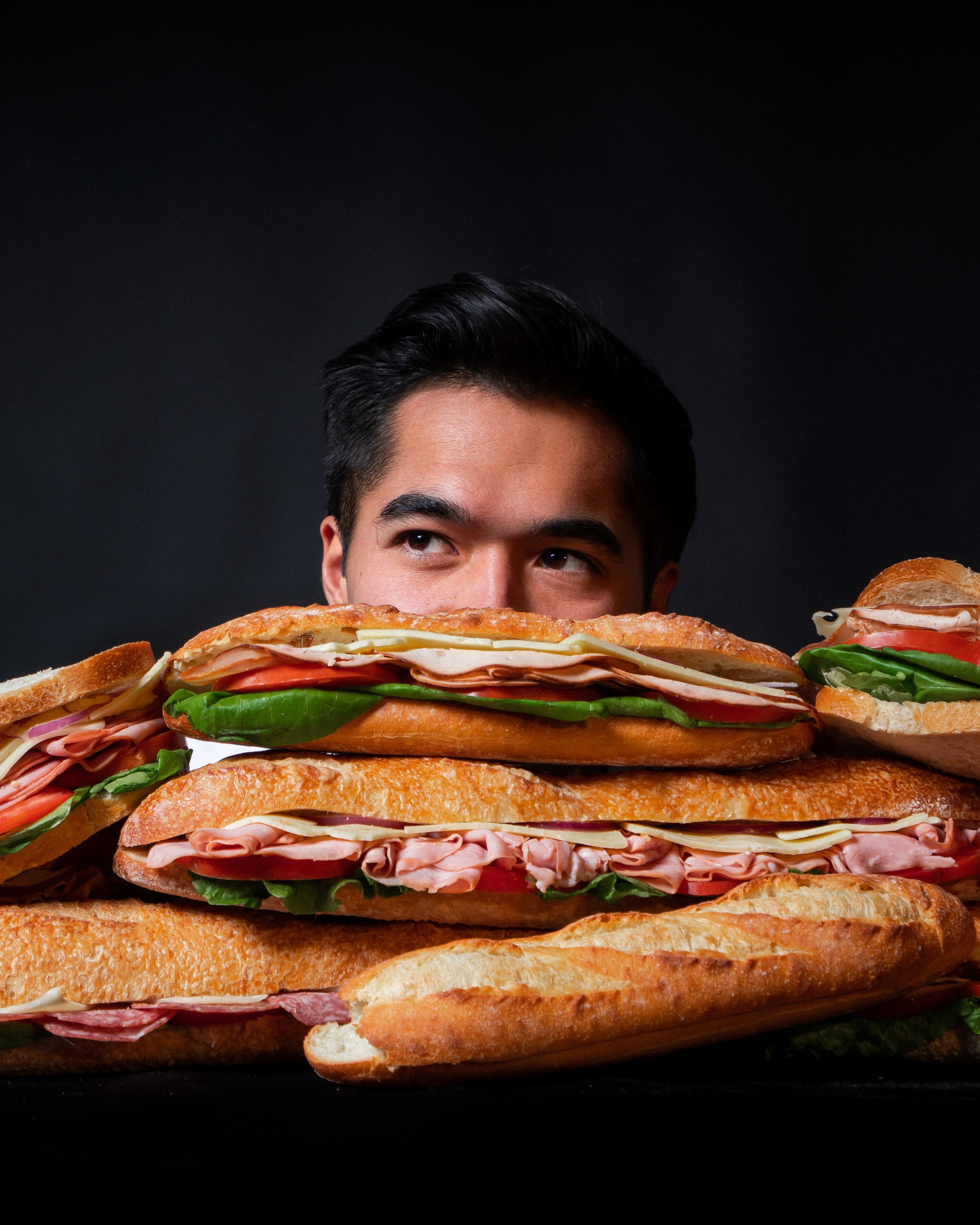 Dubbed “The Sandwich King” on TikTok, Owen Han has millions of followers across social media for his ASMR-style food videos. Photo: Brendan North