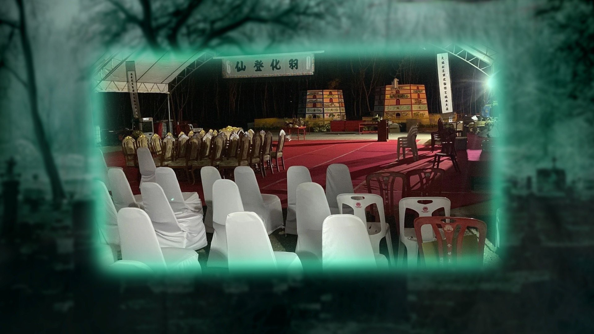 A Chinese cemetery in Thailand has held movie screenings for the dead in a bid to pacify the spirits of those who have passed over to the afterlife. Photo: SCMP composite/Shutterstock/Thaiger
