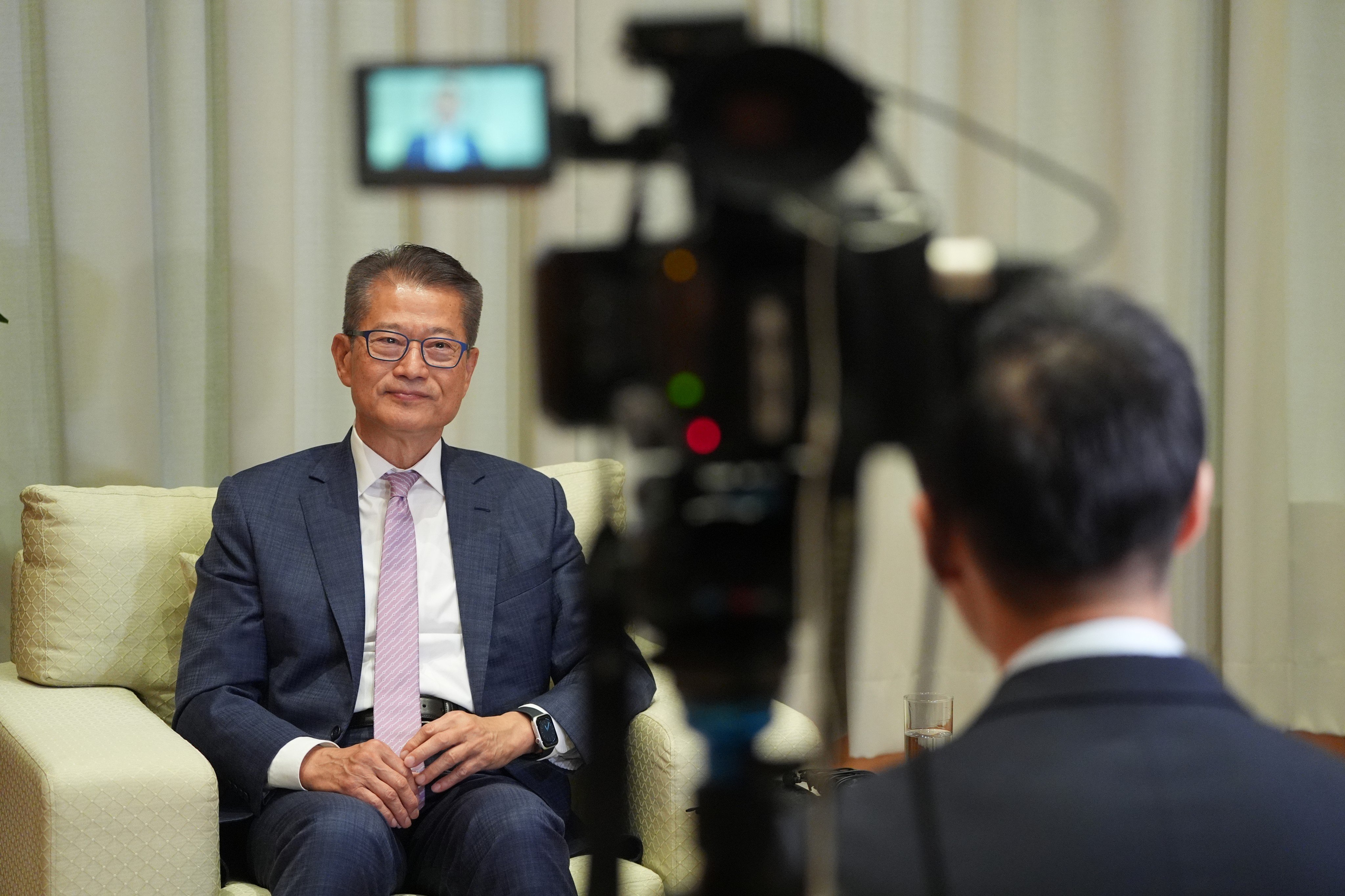 Financial Secretary Paul Chan has called Hong Kong “a great platform for technological enterprises on the mainland when they have different fundraising needs”. Photo: Eugene Lee