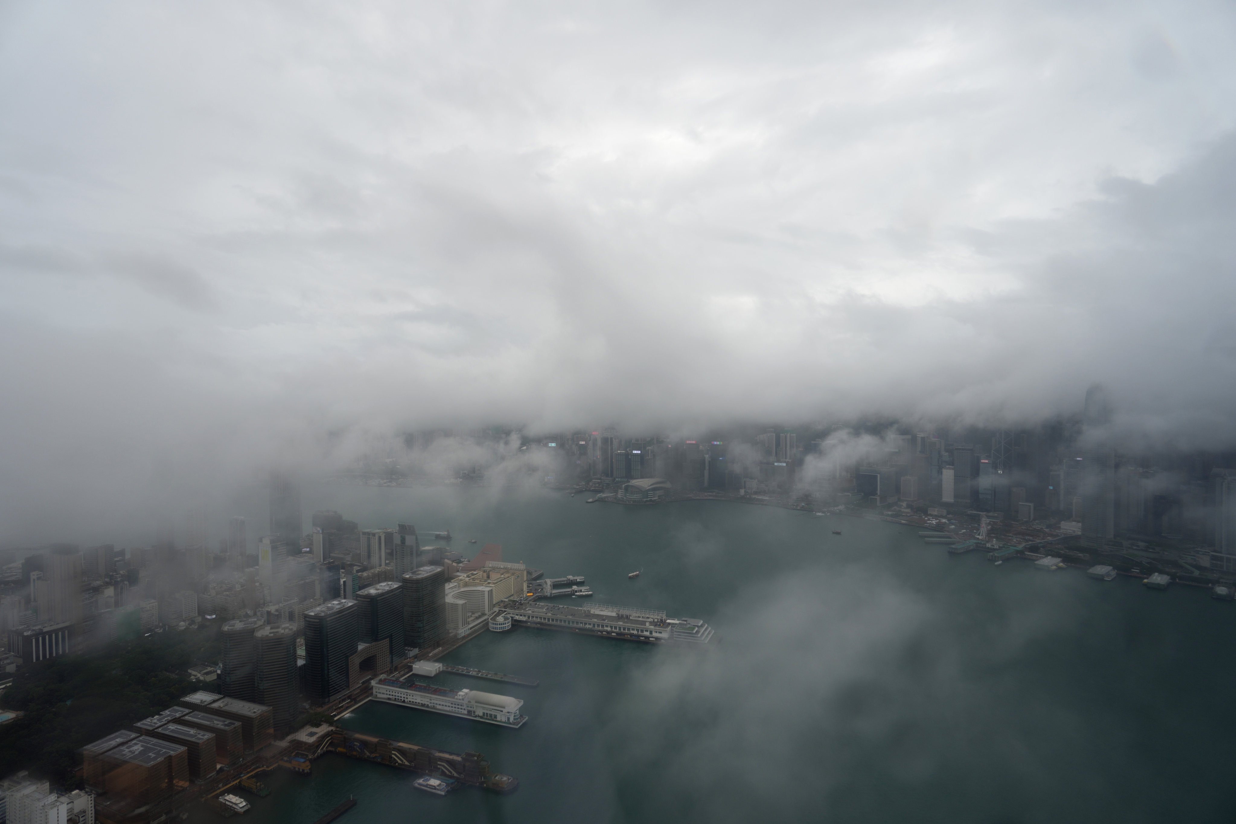 The Observatory earlier said that Hongkongers could expect showers over the weekend due to the influence of an active southwest monsoon. Photo: Sam Tsang