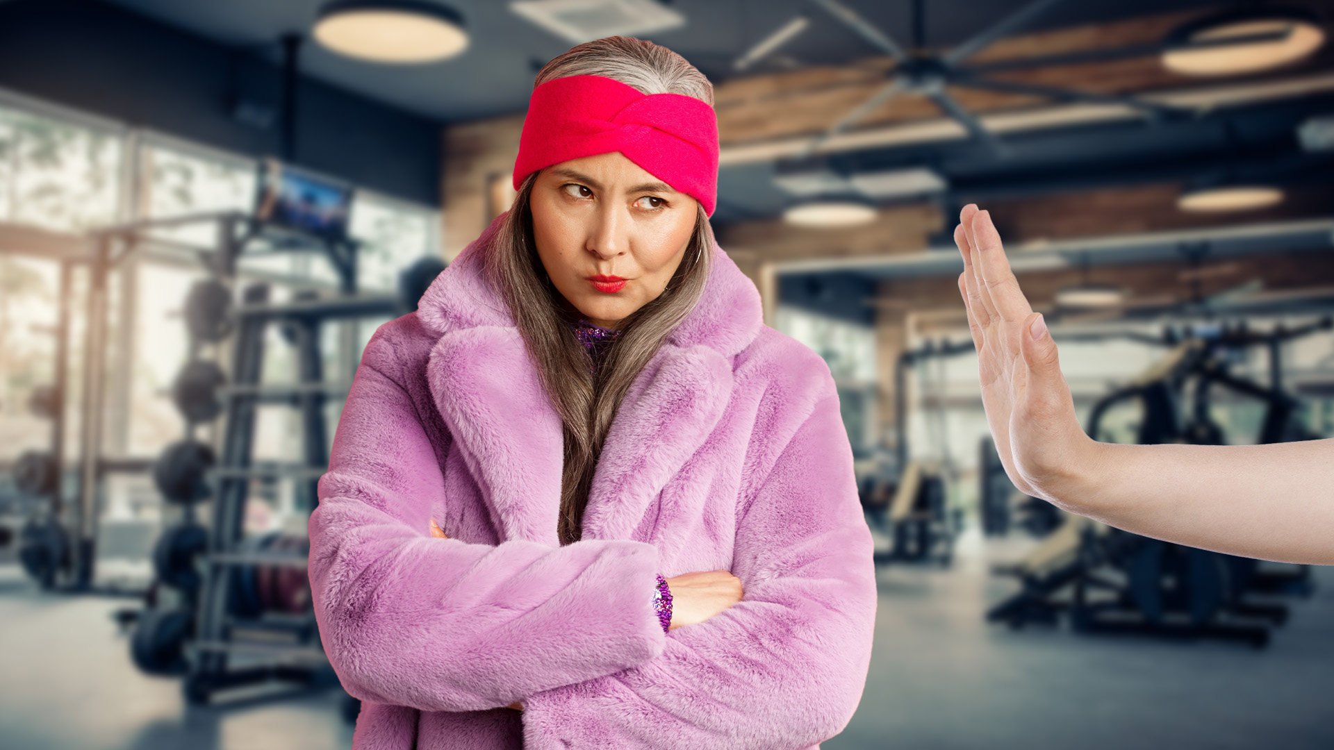 A South Korean gym has stoked controversy by banning so-called “aunties” from their facility. Photo: SCMP composite/Shutterstock