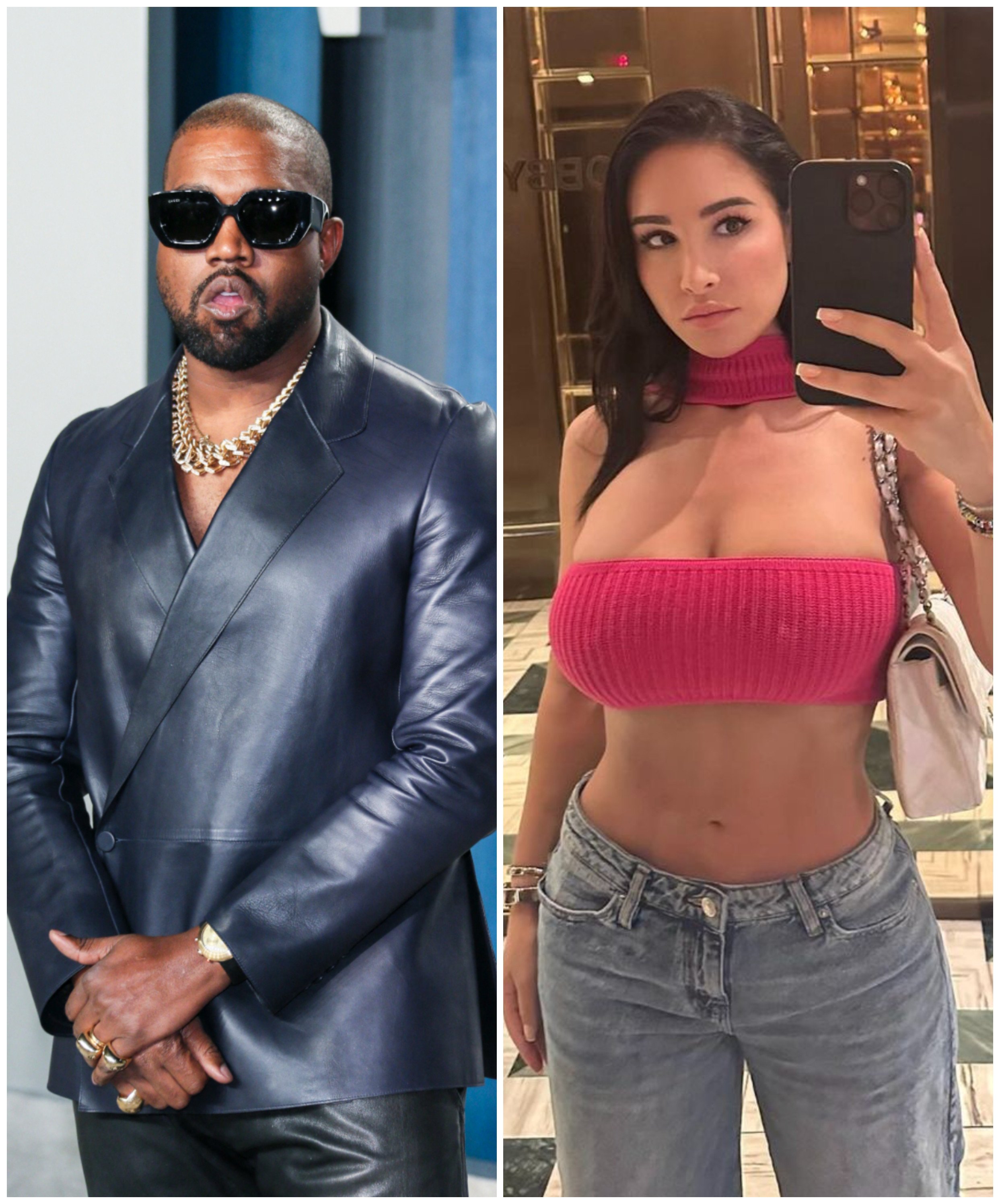 Kanye West, aka Ye, is being sued for sexual harassment and wrongful termination by his former assistant Lauren Pisciotta ... but Kim Kardashian’s ex has denied the allegations. Photos: AFP, @laurenpisciotta/Instagram
