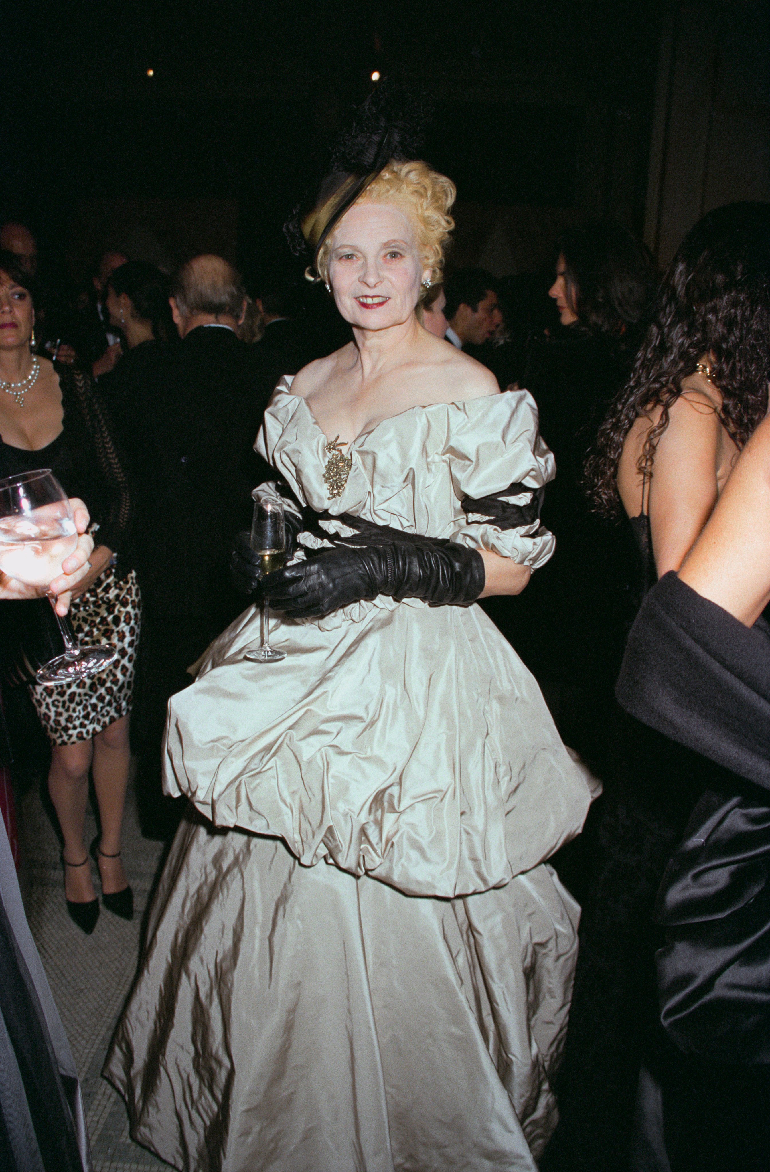 The hugely influential late English fashion designer Vivienne Westwood had a singular style and you can own a piece from her personal wardrobe, courtesy of a Christie’s auction now on. Photo: Getty Images
