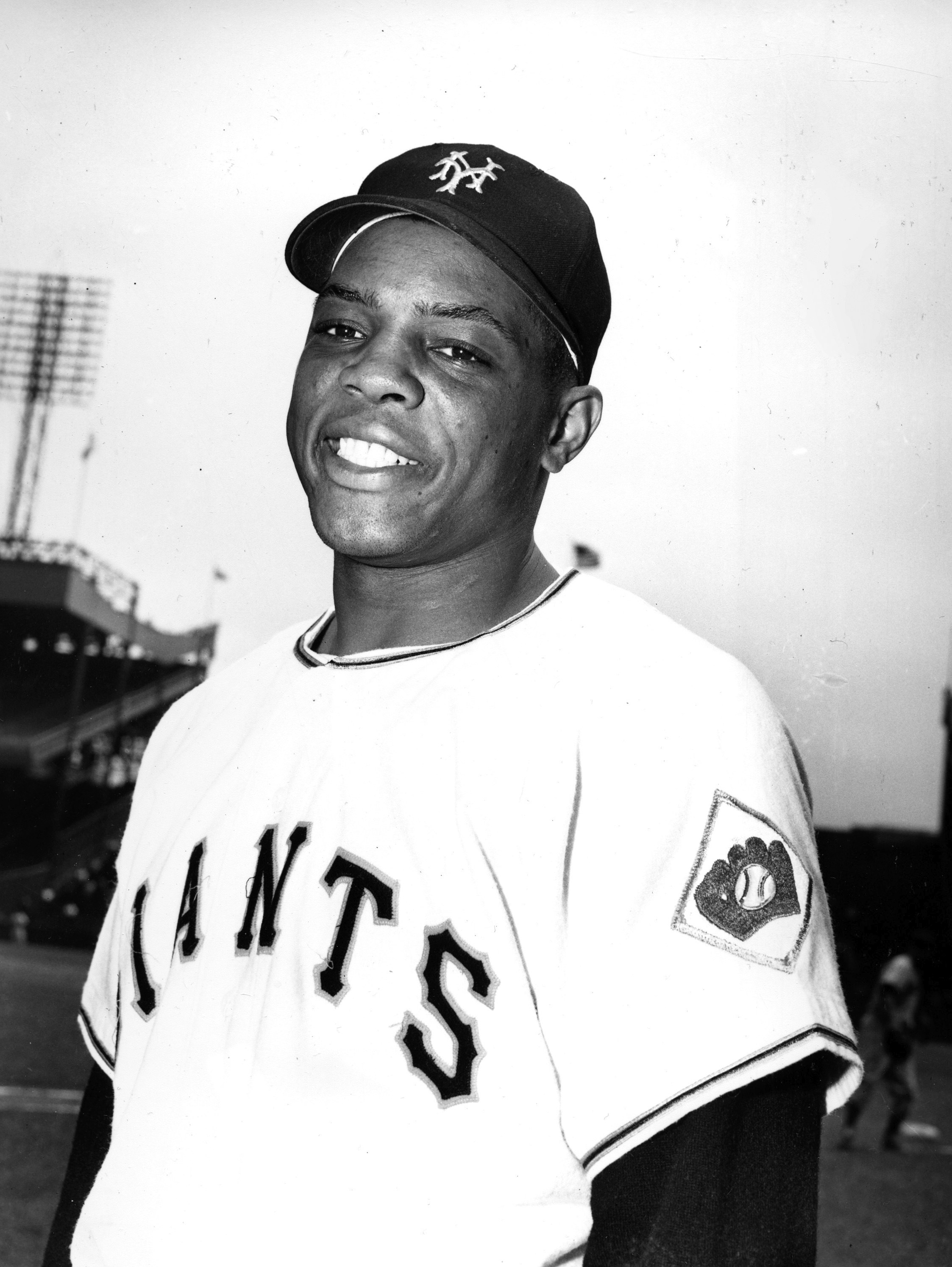 New York Giants outfielder Willie Mays poses at the Polo Grounds in New York, June 9, 1951. Photo: AP