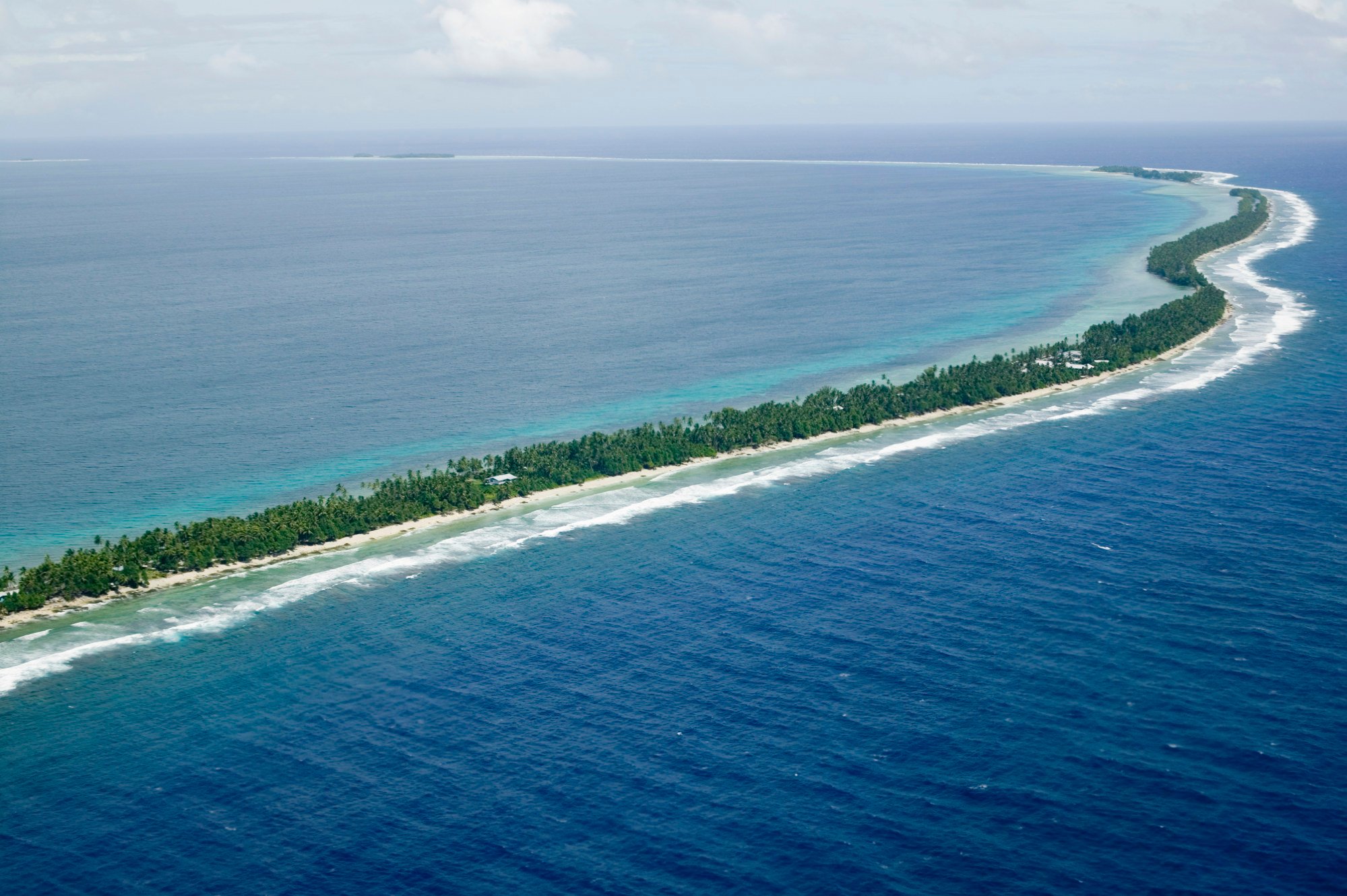Due to its composition, Tuvalu does not have a running track so athletes train on the airport runway. Photo: Getty Images