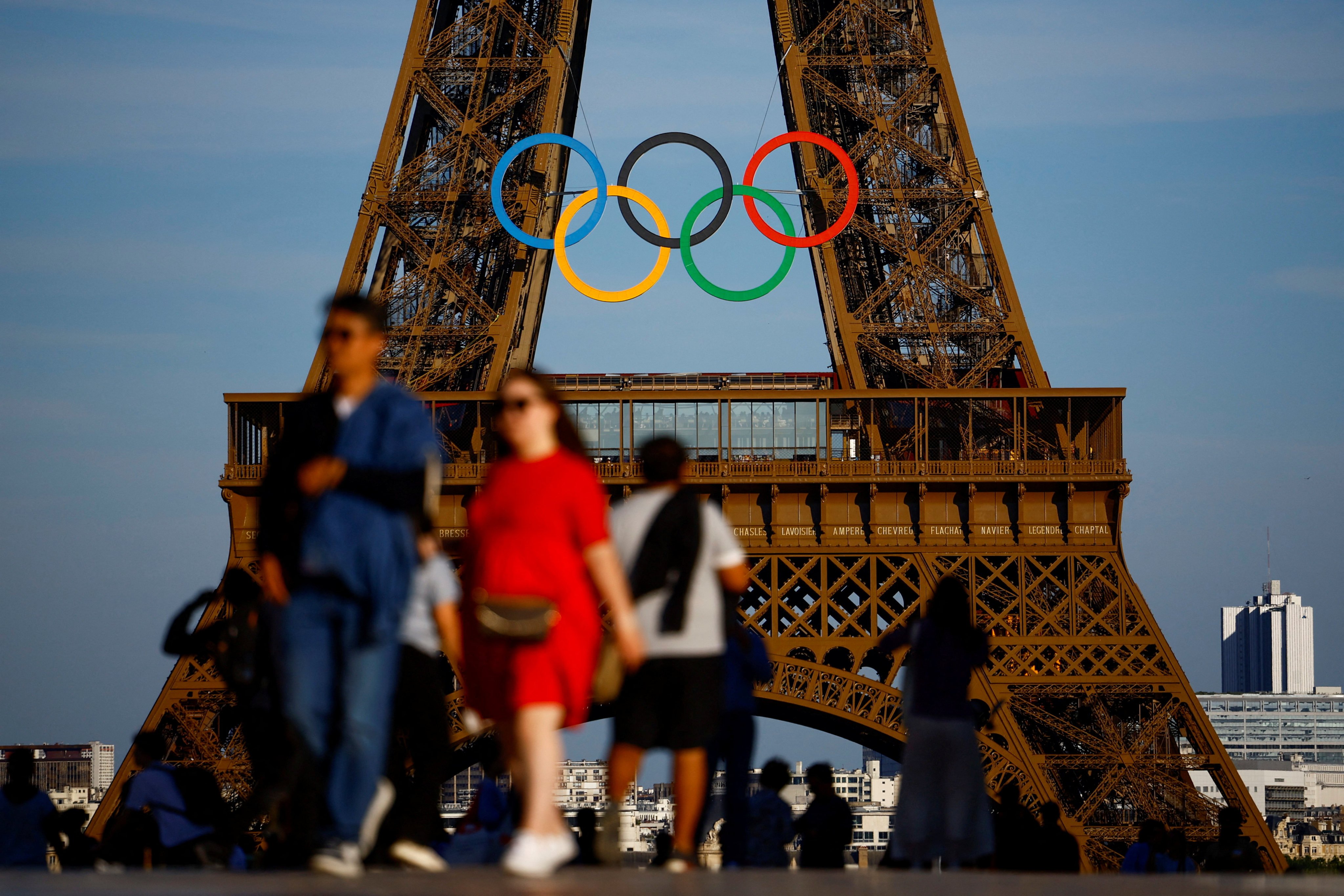 The world-famous Eiffel Tower welcomes visitors to Paris for the 2024 Summer Olympic Games. Photo: Reuters