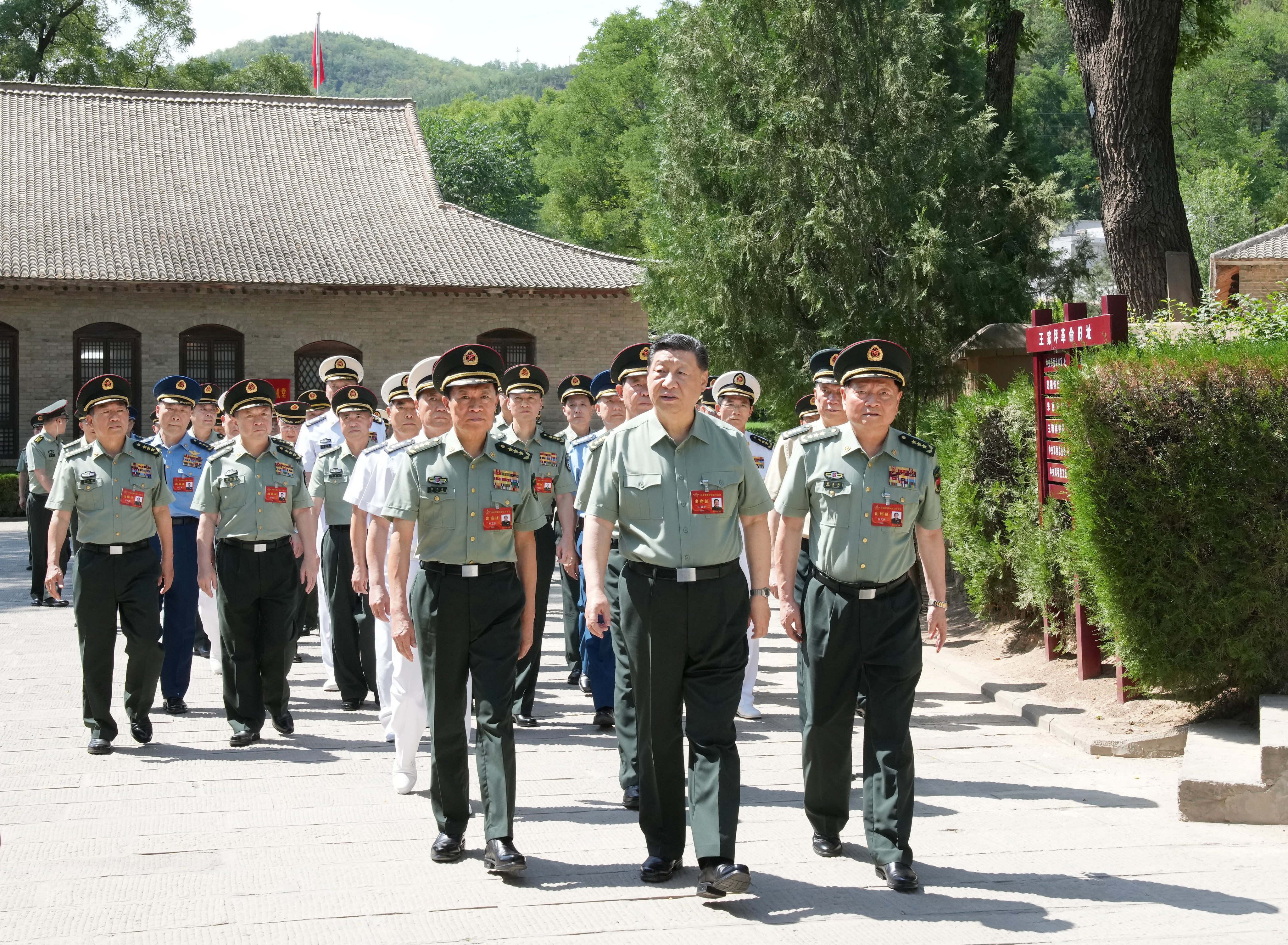 Chinese President Xi Jinping at Wangjiaping in Yanan, China. Photo: Xinhua