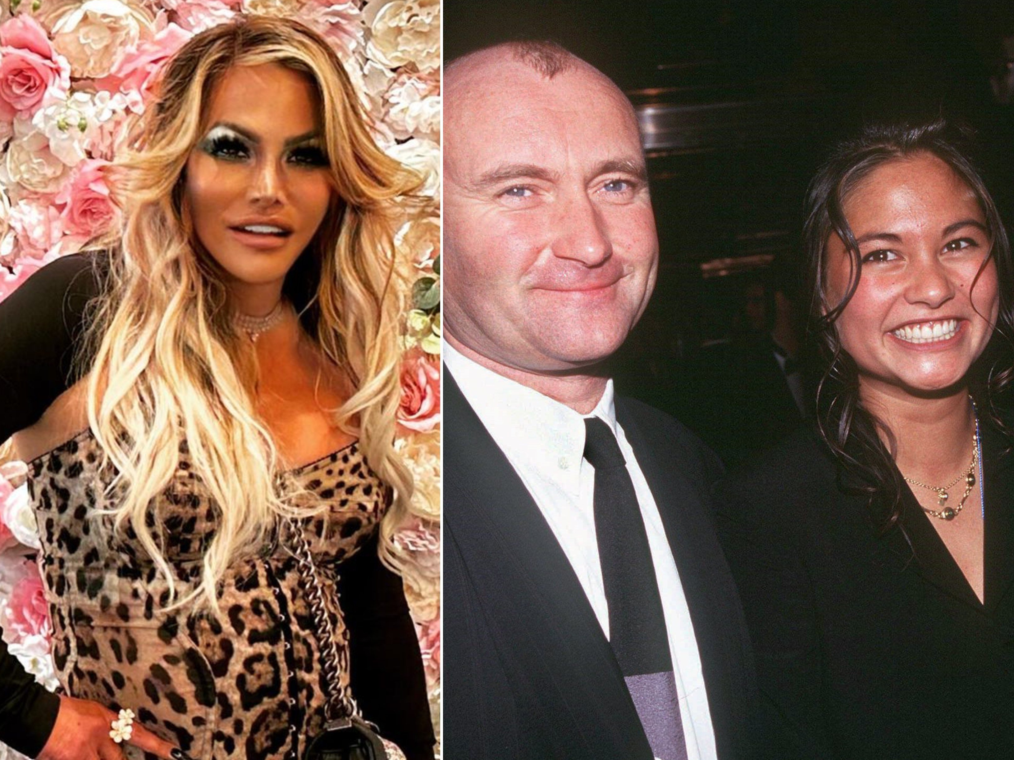 Who is Orianne Cevey, Phil Collins’ ex-wife? Photos: @ orianne_collins/Instagram, Reuters