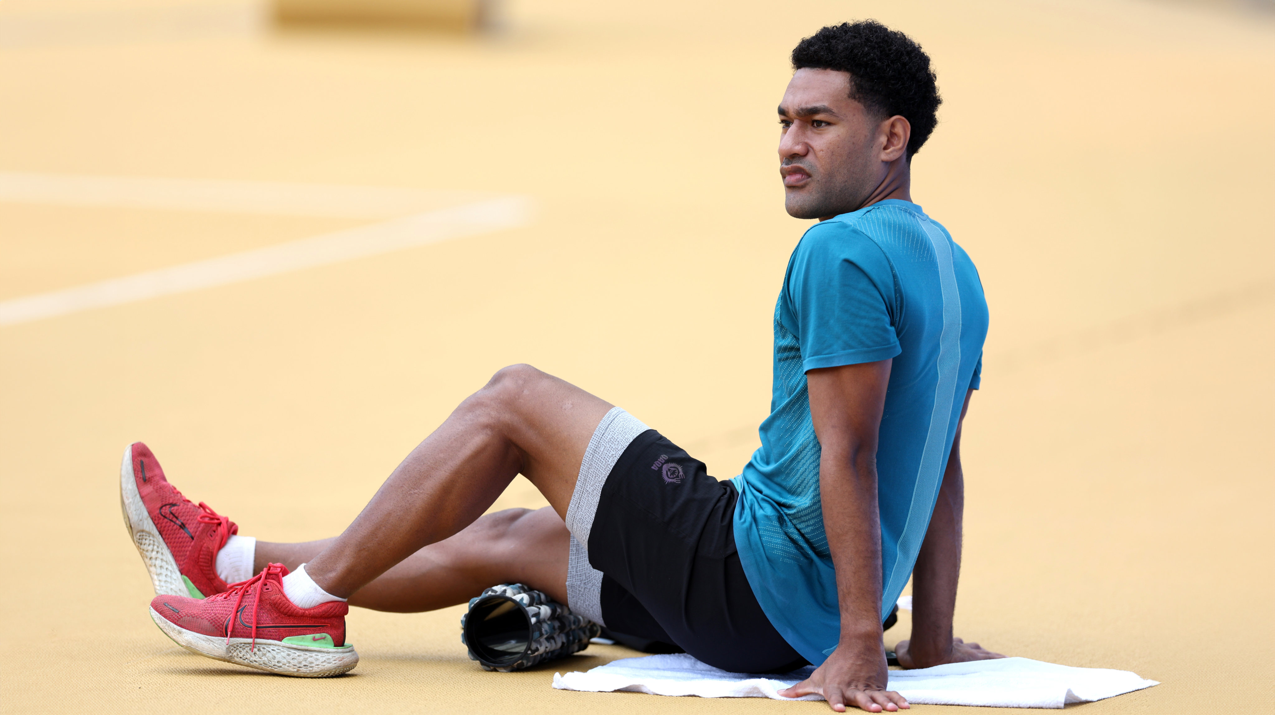 Karalo Maibuca will be the sole member of the Tuvalu sprint team at the Olympic Games in Paris. Photo: Getty Images