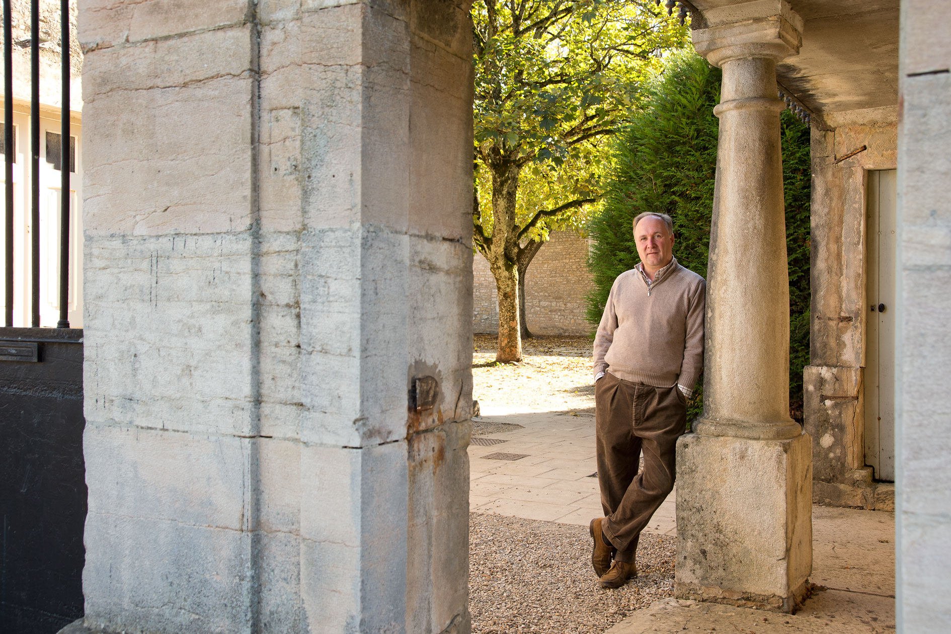 Brice de La Morandière knew little about wine when his family decided he should succeed his aunt as head of Domaine Leflaive, a winery in Puligny-Montrachet, Burgundy, France, founded by his great-grandfather. Starting with a clean slate helped him innovate. Photo: Domaine Leflaive