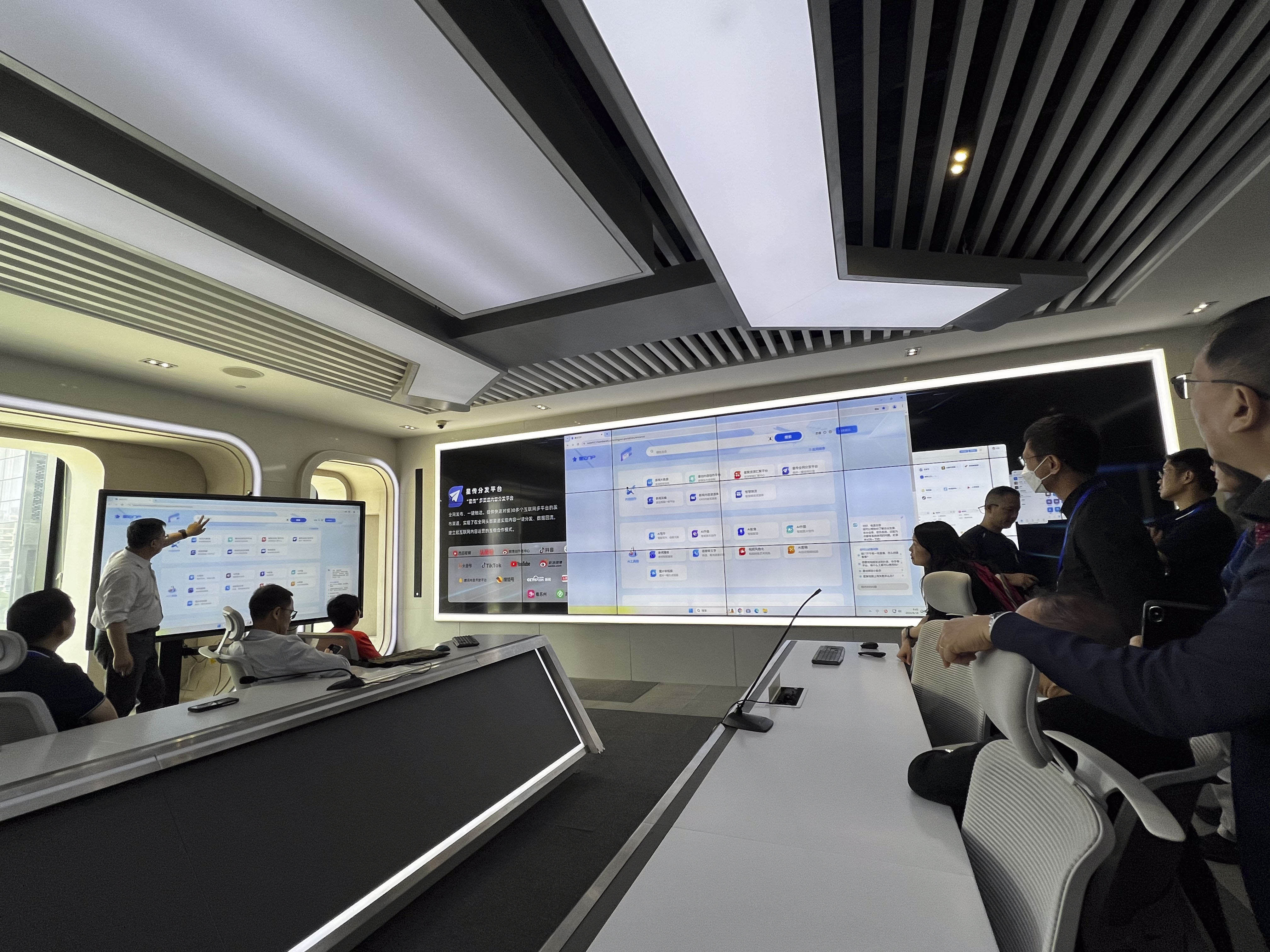 Media firm Suzhou Broadcasting System has created its own platform based on existing AI software. Photo: Denise Tsang