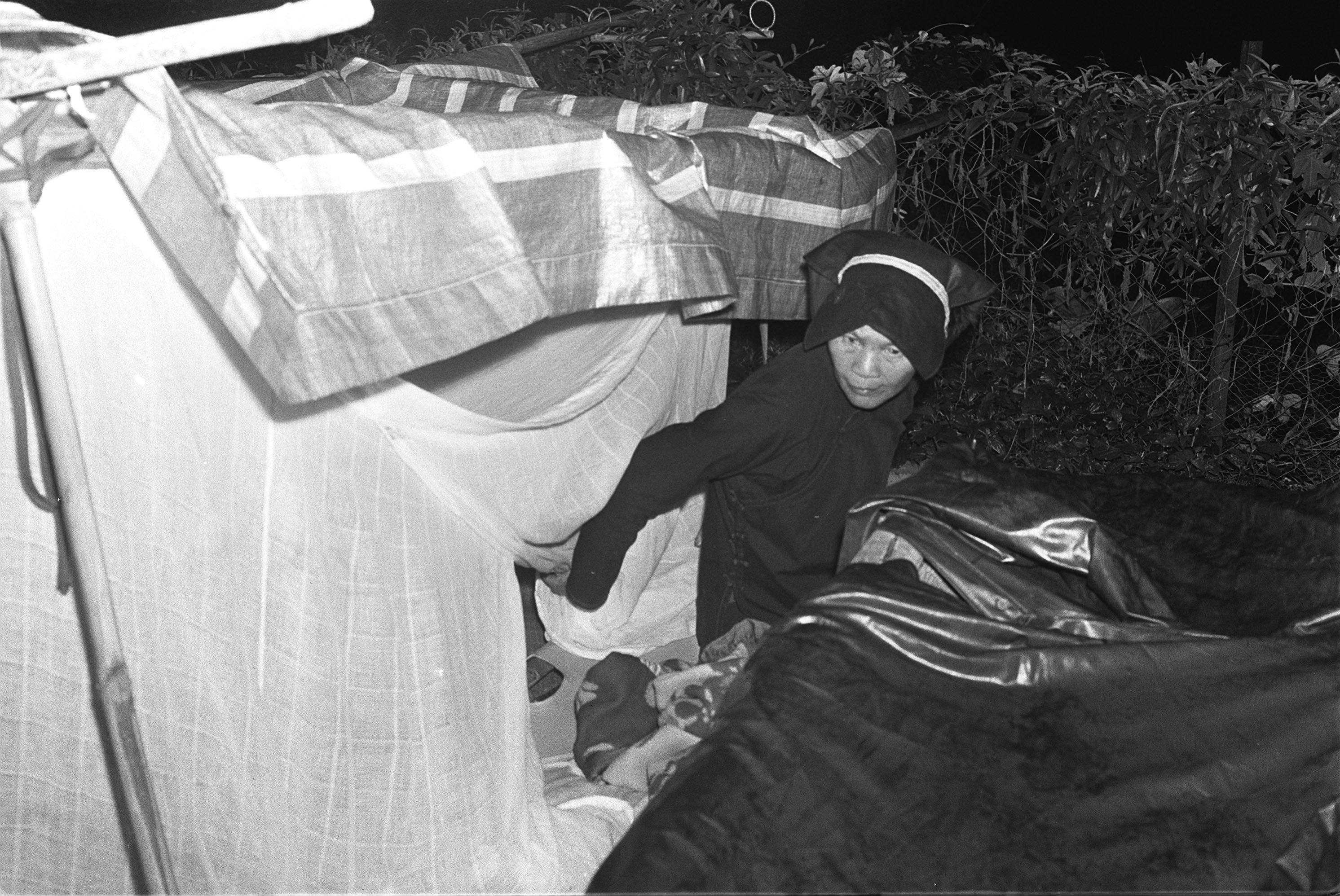 When in 1976 villagers in Sha Tau Kok, in Hong Kong’s New Territories slept in the open for fear of an earthquake, they made sure to use tents with mosquito nets. Photo: SCMP