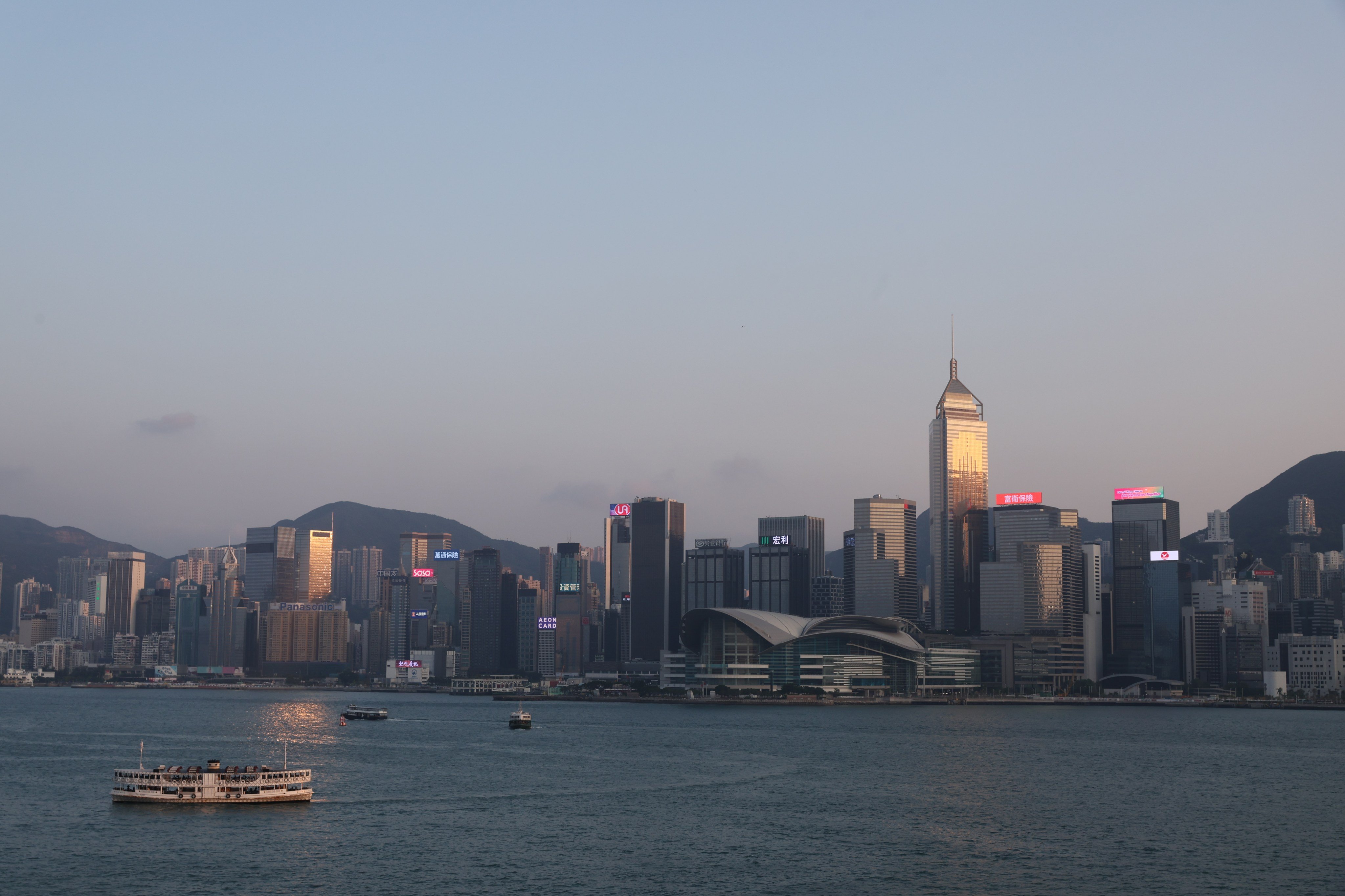 Commercial buildings stand on Hong Kong Island in a 2022 file photo. Photo: Yik Yeung-man