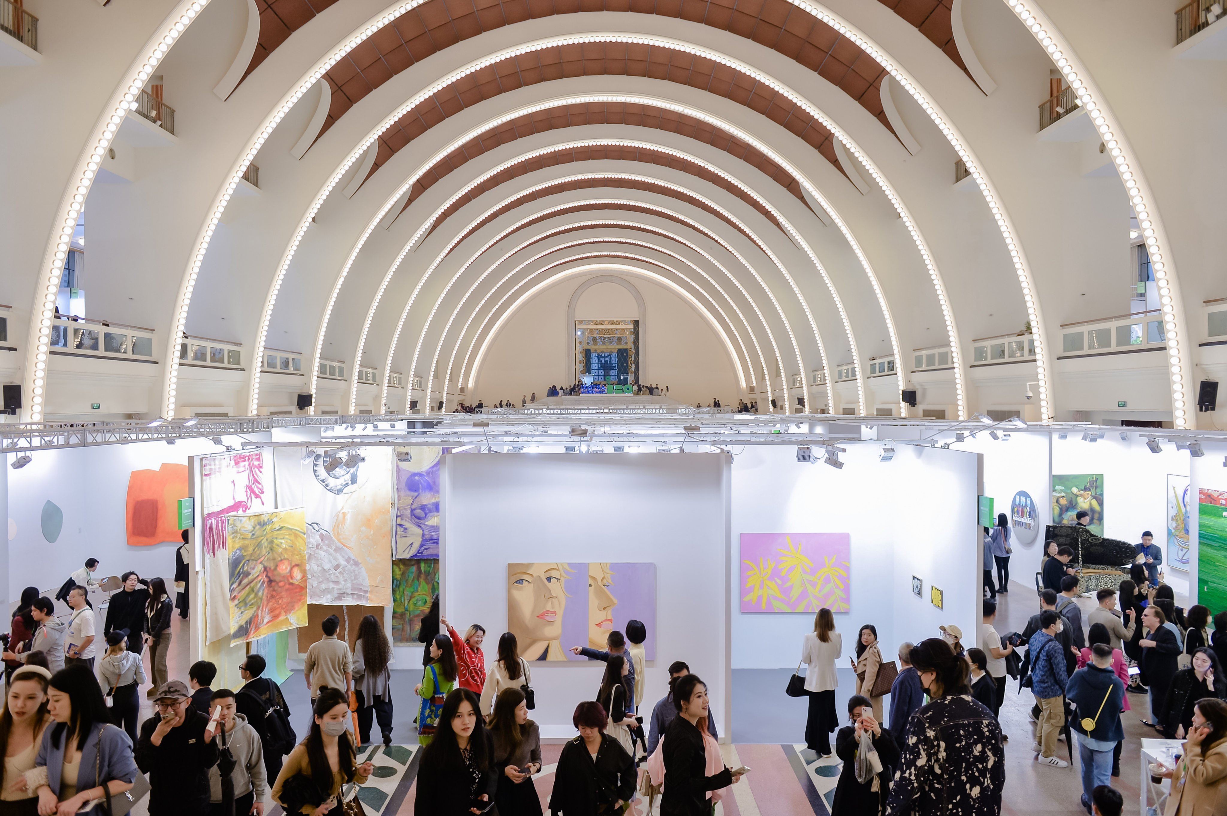 Inside Art021 in Shanghai. The operator of the annual art fair is launching a new Art021 fair in Hong Kong. Photo: ART021
