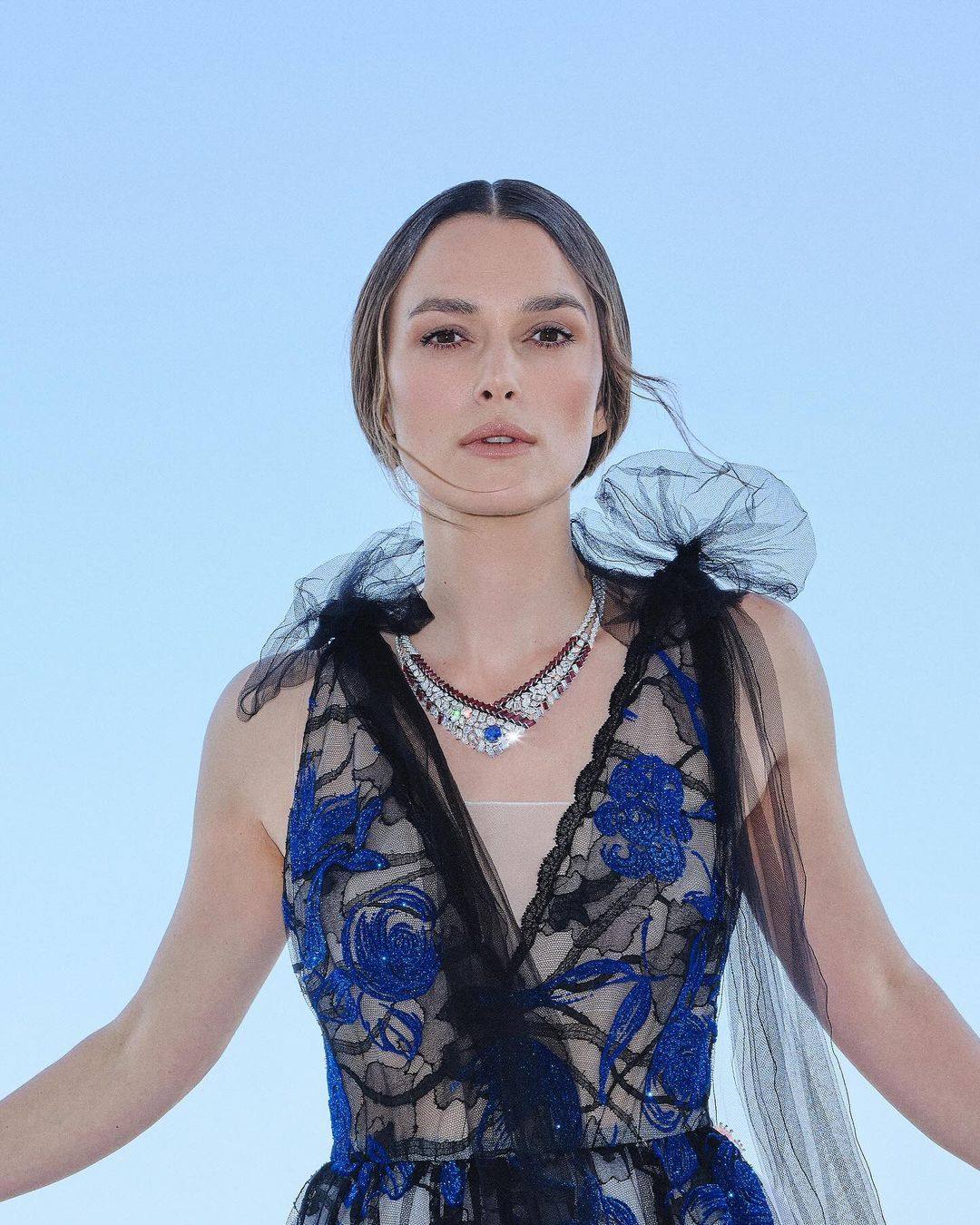 Keira Knightley at the Chanel Haute Joaillerie Sport event in Monaco, in June. Photo: @leithclarck/Instagram