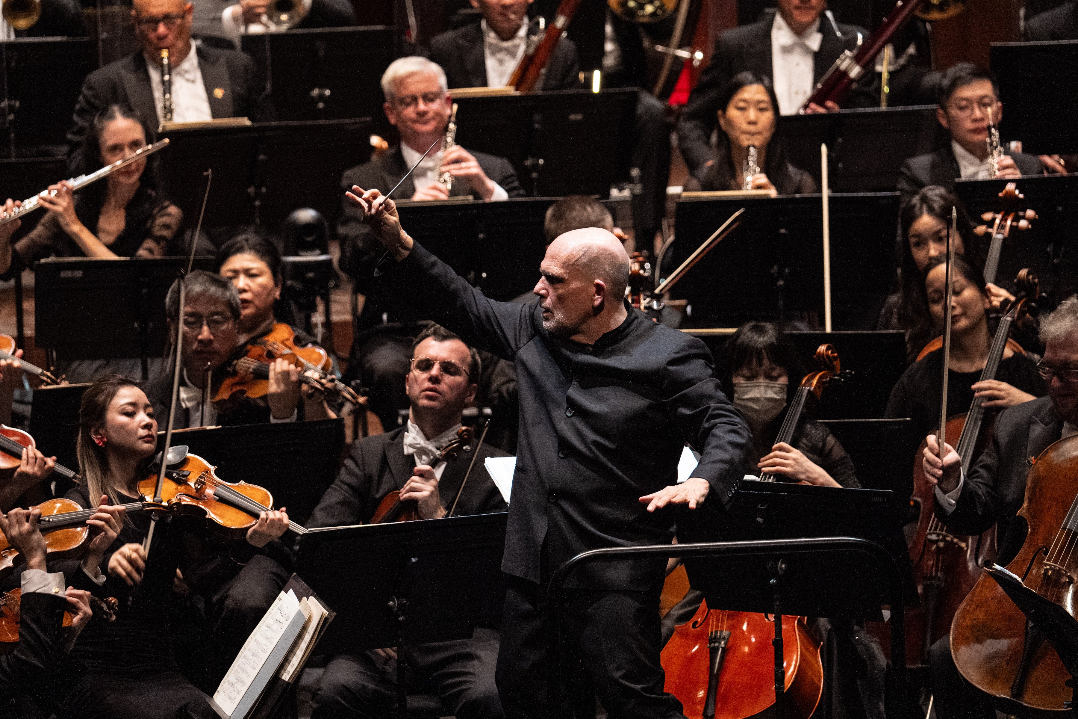 Jaap van Zweden conducts the Hong Kong Philharmonic in Aix-en-Provence, 2024. Photo: Desmond Chan/HK Phil
