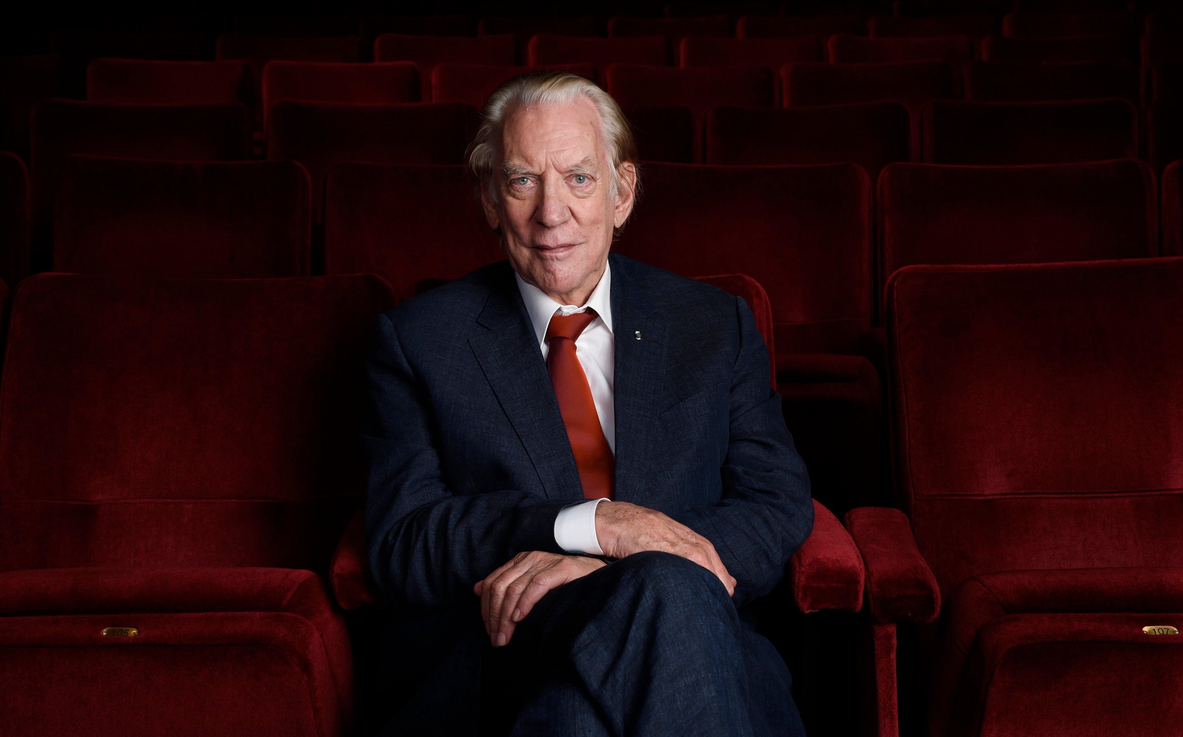 Actor Donald Sutherland in 2017. File photo: AP