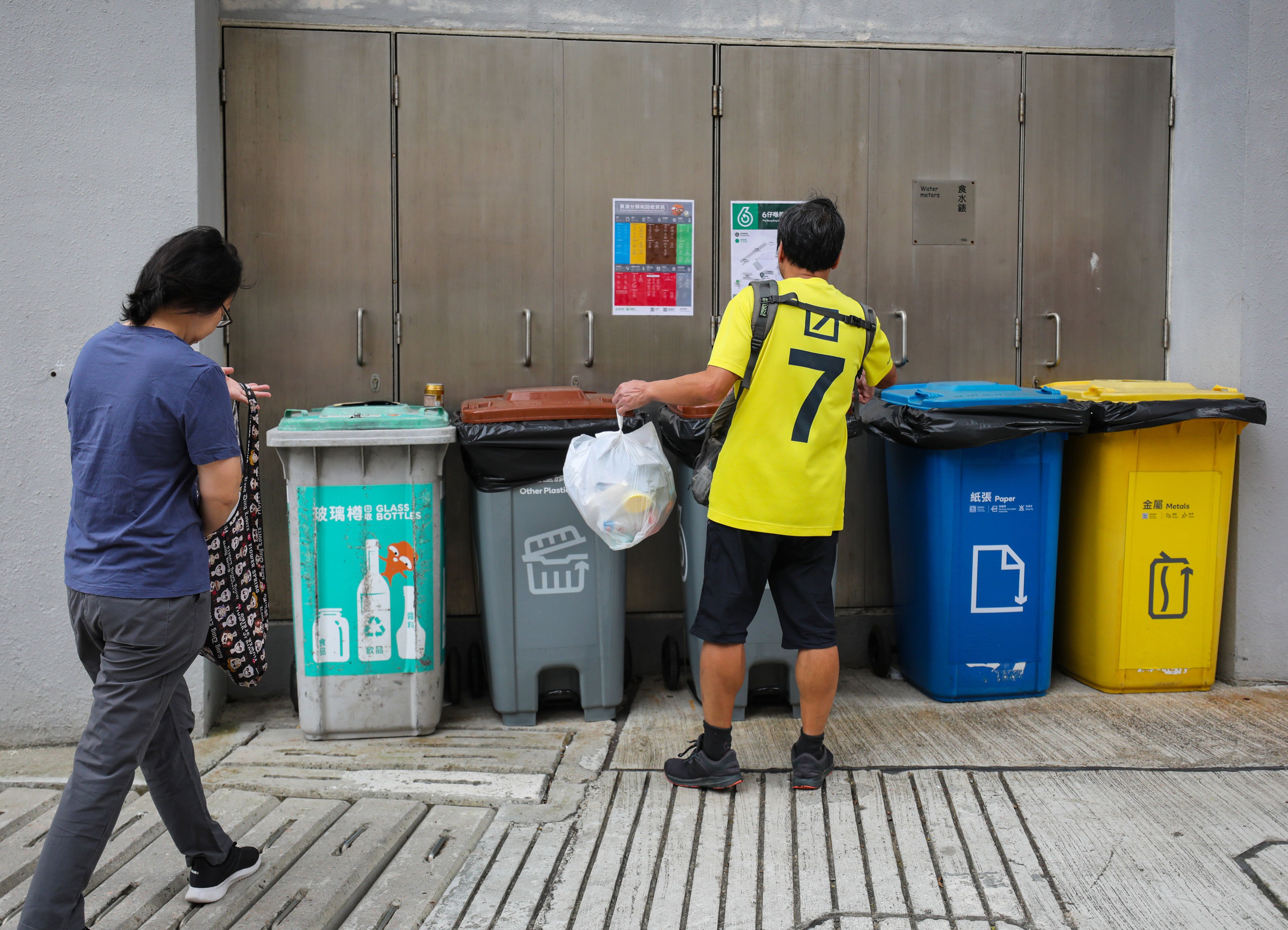 Hong Kong is pushing for more residents to recycle. Photo: Xiaomei Chen