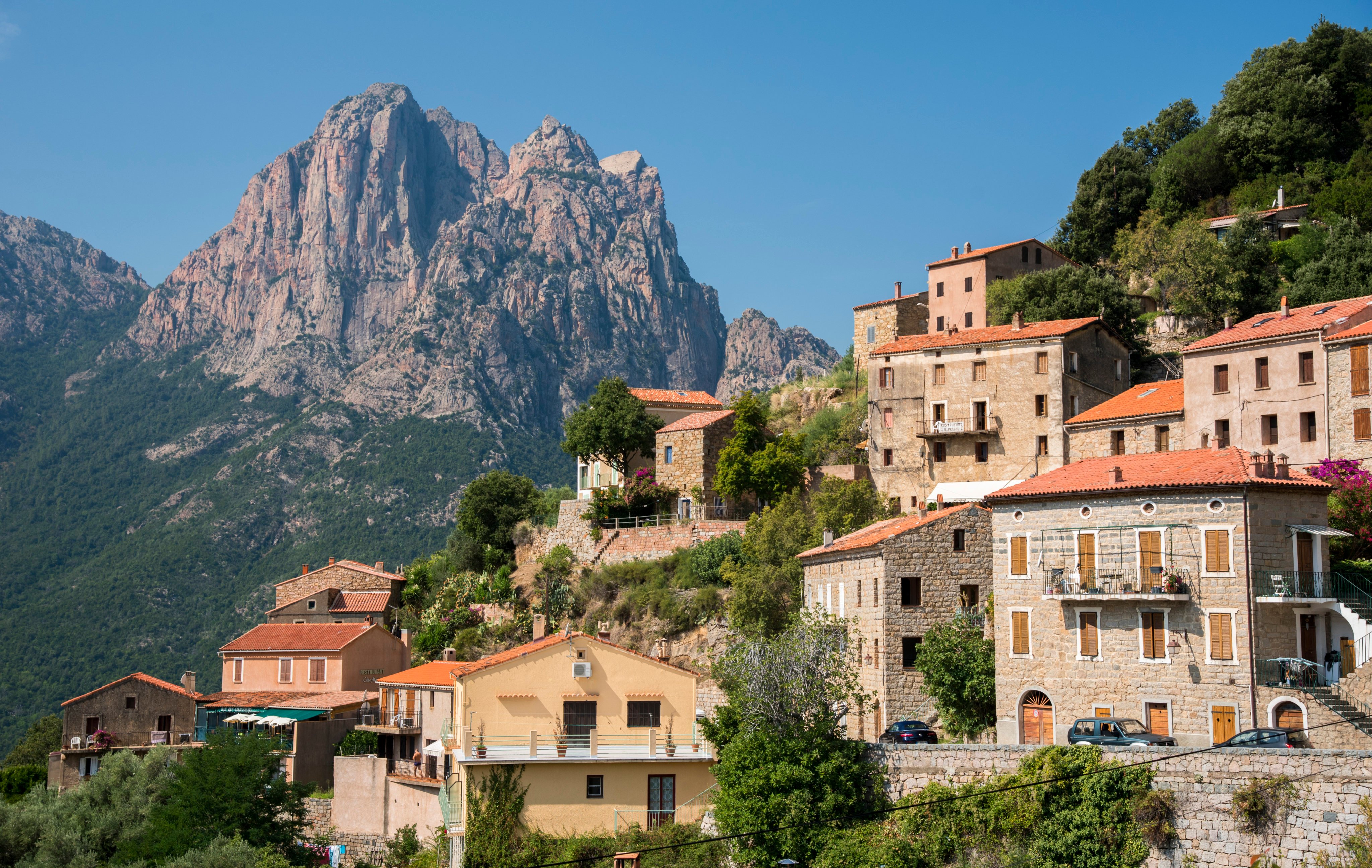 Ote village, in Corsica, France. Photo: Tim Pile