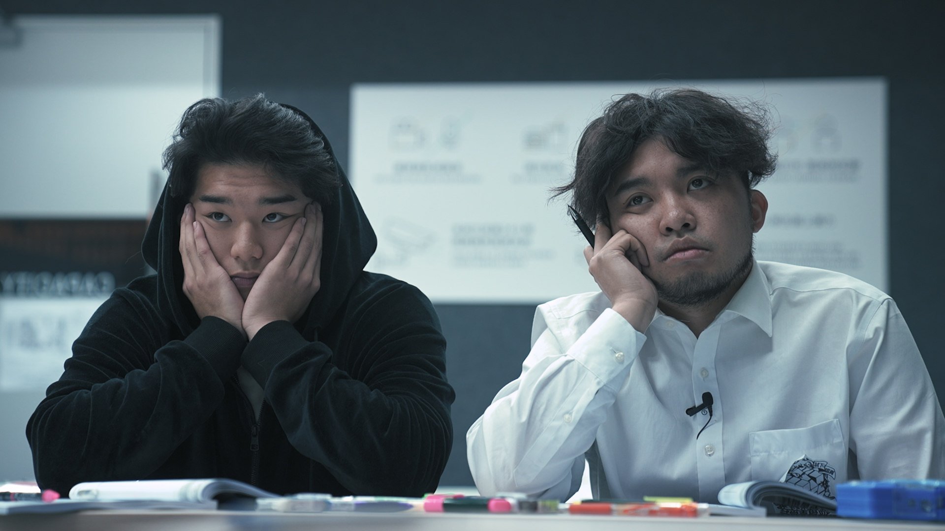 Once Upon a Time in HKDSE features Tang Ngai-hong (left) and Hui Yin as they study together for Hong Kong’s university entrance exams. Photo: Handout