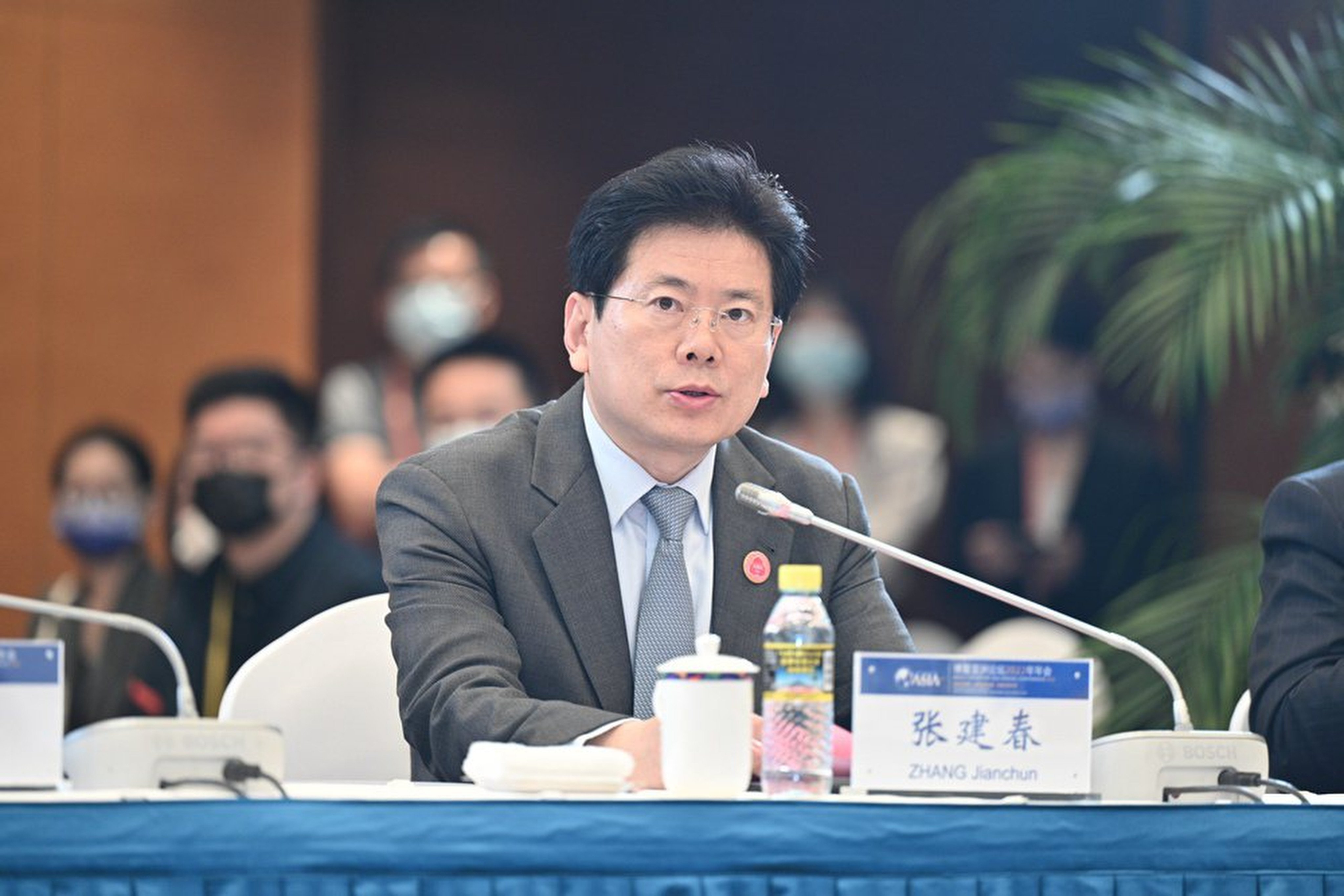 Zhang Jianchun, a deputy head of the Central Publicity Department, is under investigation for “suspected serious disciplinary and legal violations”. Photo:  National Copyright Administration