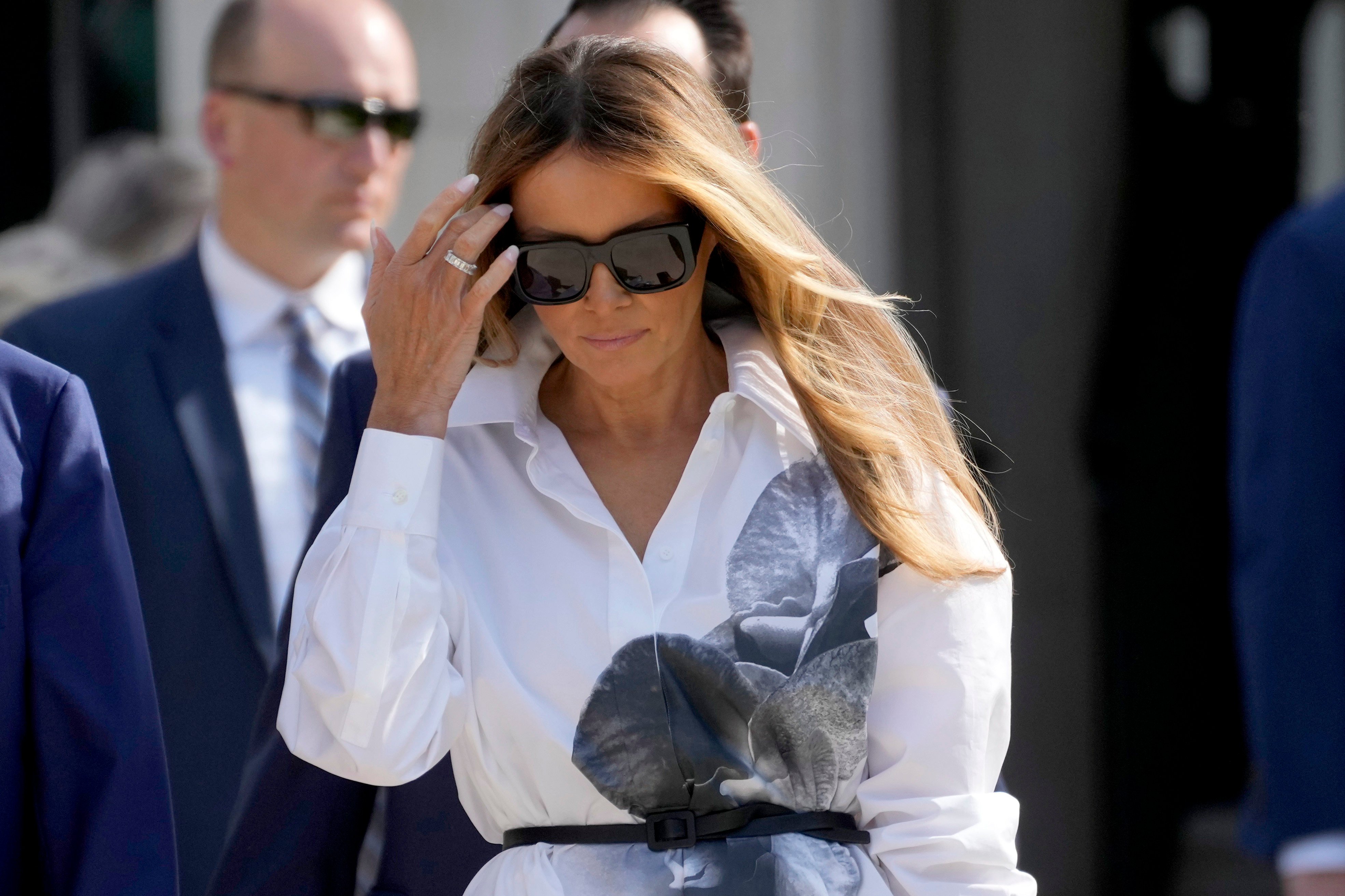 Former first lady Melania Trump has missed key events in her husband’s preidential campaign. Photo: AP