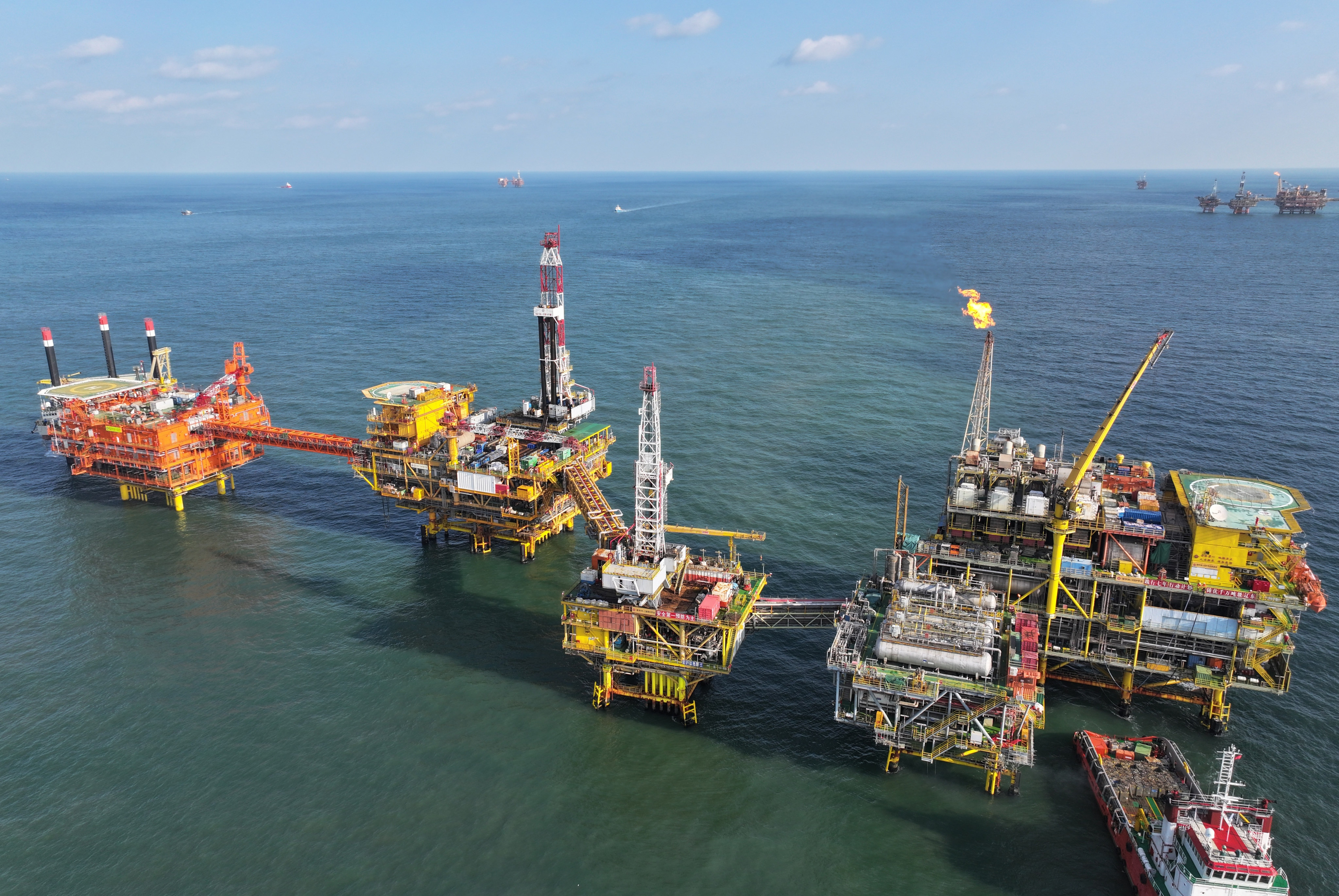 Suizhong 36-1 is China’s largest self-operated offshore oilfield. Photo: China National Offshore Oil Corporation