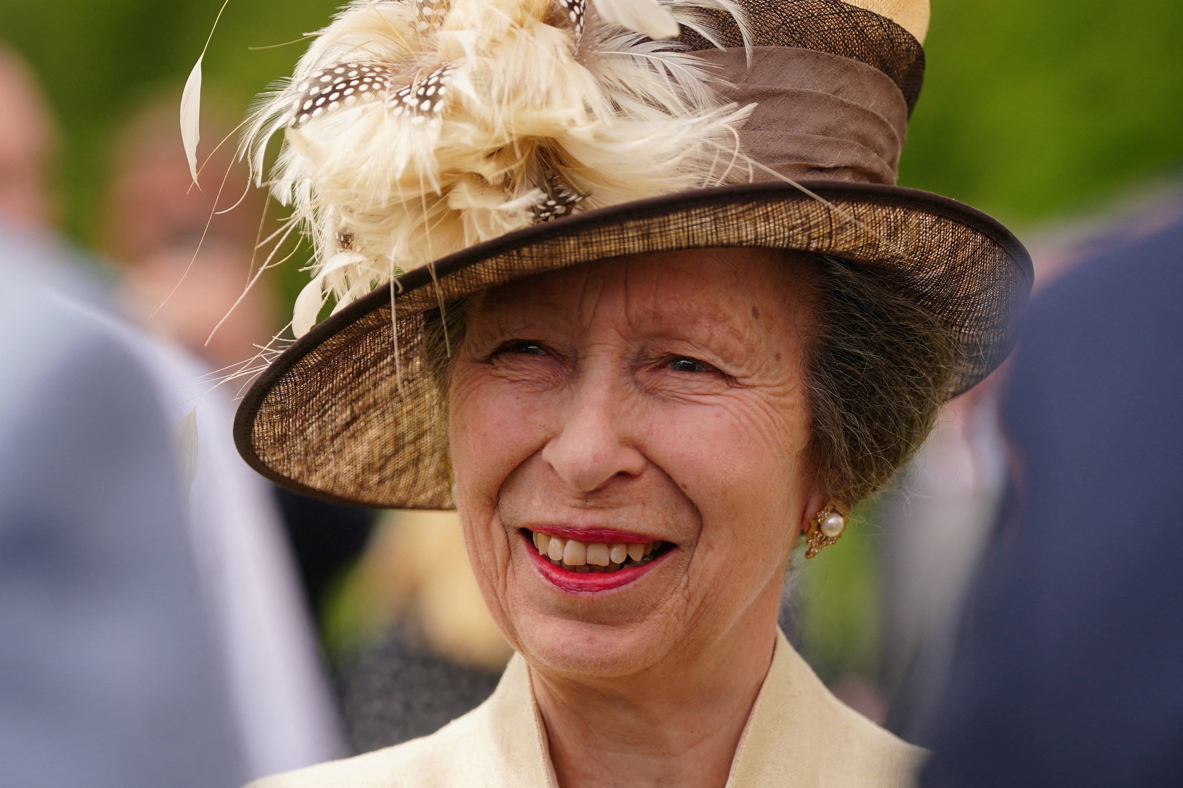 Princess Anne, sister of King Charles III, was in hospital on Monday with “minor injuries and concussion” after apparently being injured by a horse. Photo: Reuters/Pool