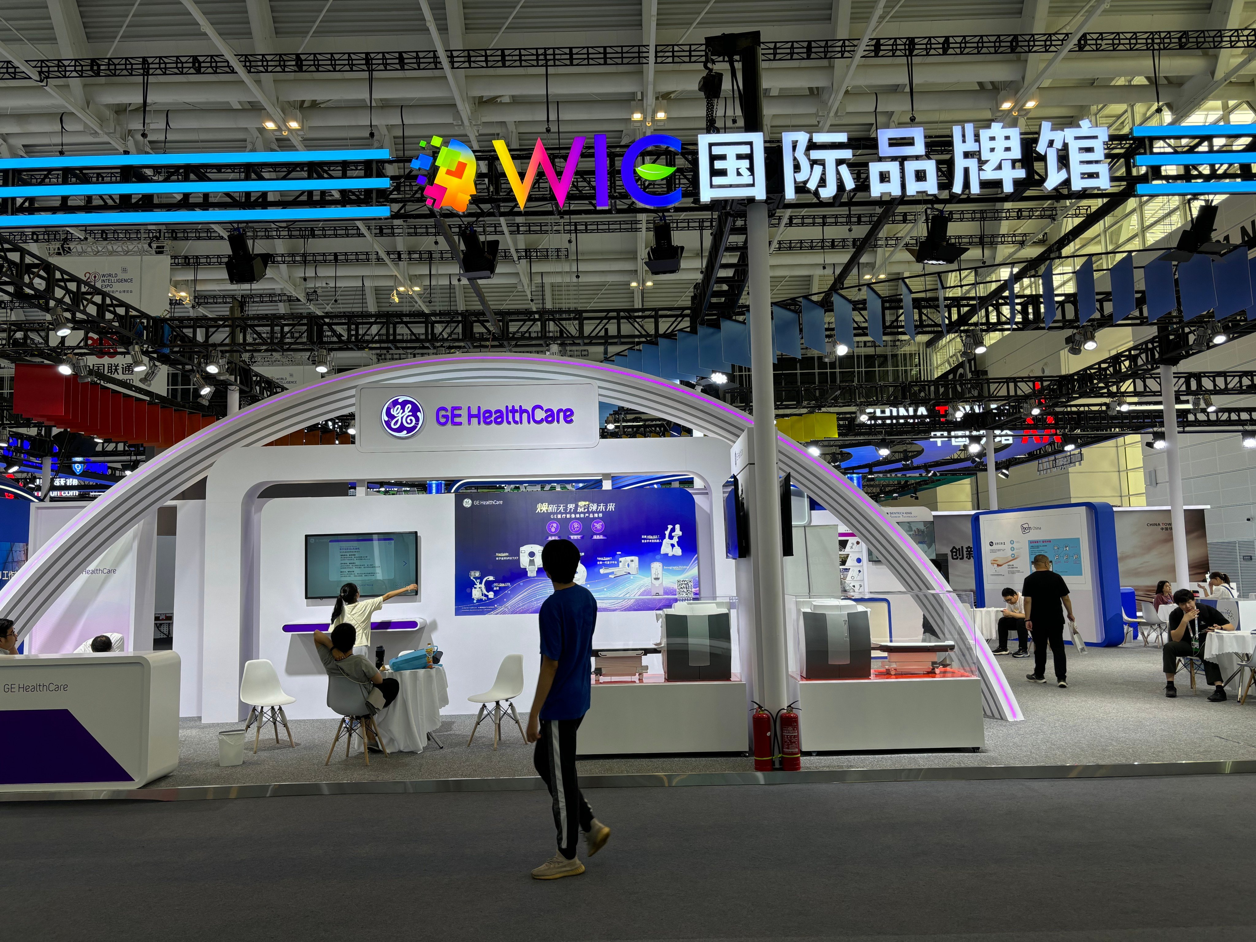 The four-day World Intelligence Expo in Tianjian ran from June 20 to 23 this year, attracting few global firms. Photo: Ben Jiang 