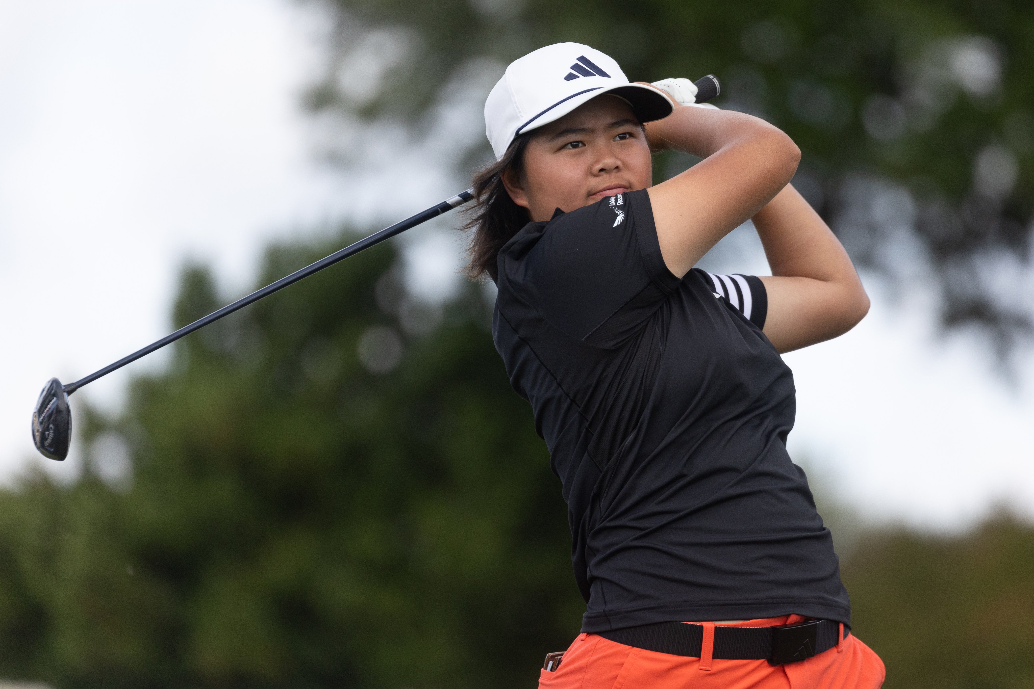 Shannon Tan in action during the Ladies Italian Open this month. Photo: Ladies European Tour