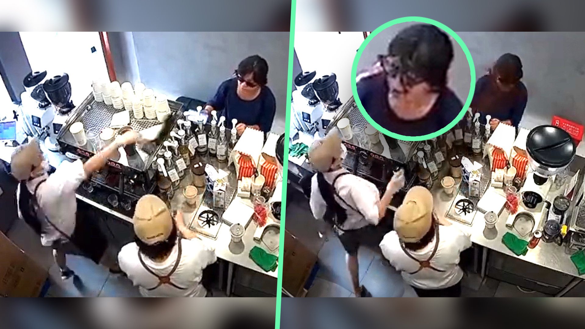 A well-known coffee shop chain in China has come under pressure about working conditions after a slew of staff meltdowns were caught on camera and posted online. Photo: SCMP composite/Weibo