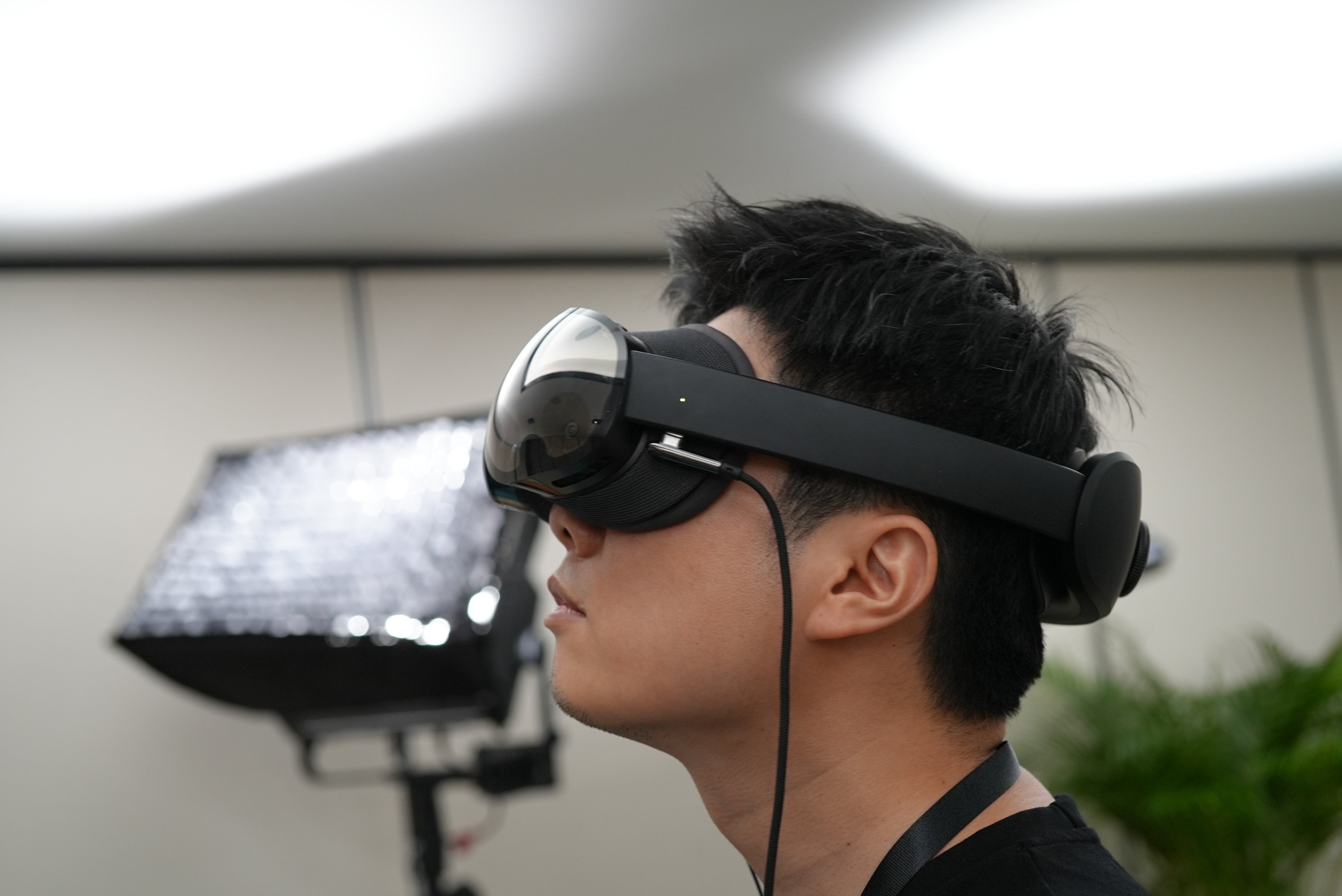 It may look just like the Apple Vision Pro, but the mixed reality headset from Shanghai-based Play For Dream (above) is cheaper, puts out higher-resolution images and can run Android apps. Photo: Ben Sin